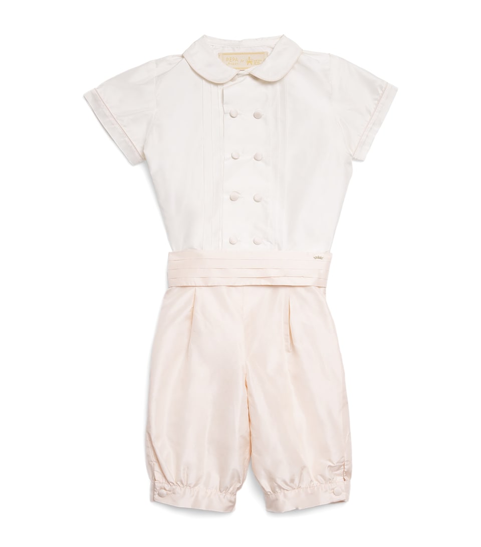 x Historic Royal Palaces Silk Shirt And Trousers Set (2-4 Years)