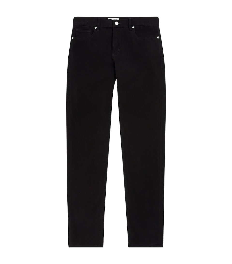 FRAME Mens L'Homme Slim Jeans Noir