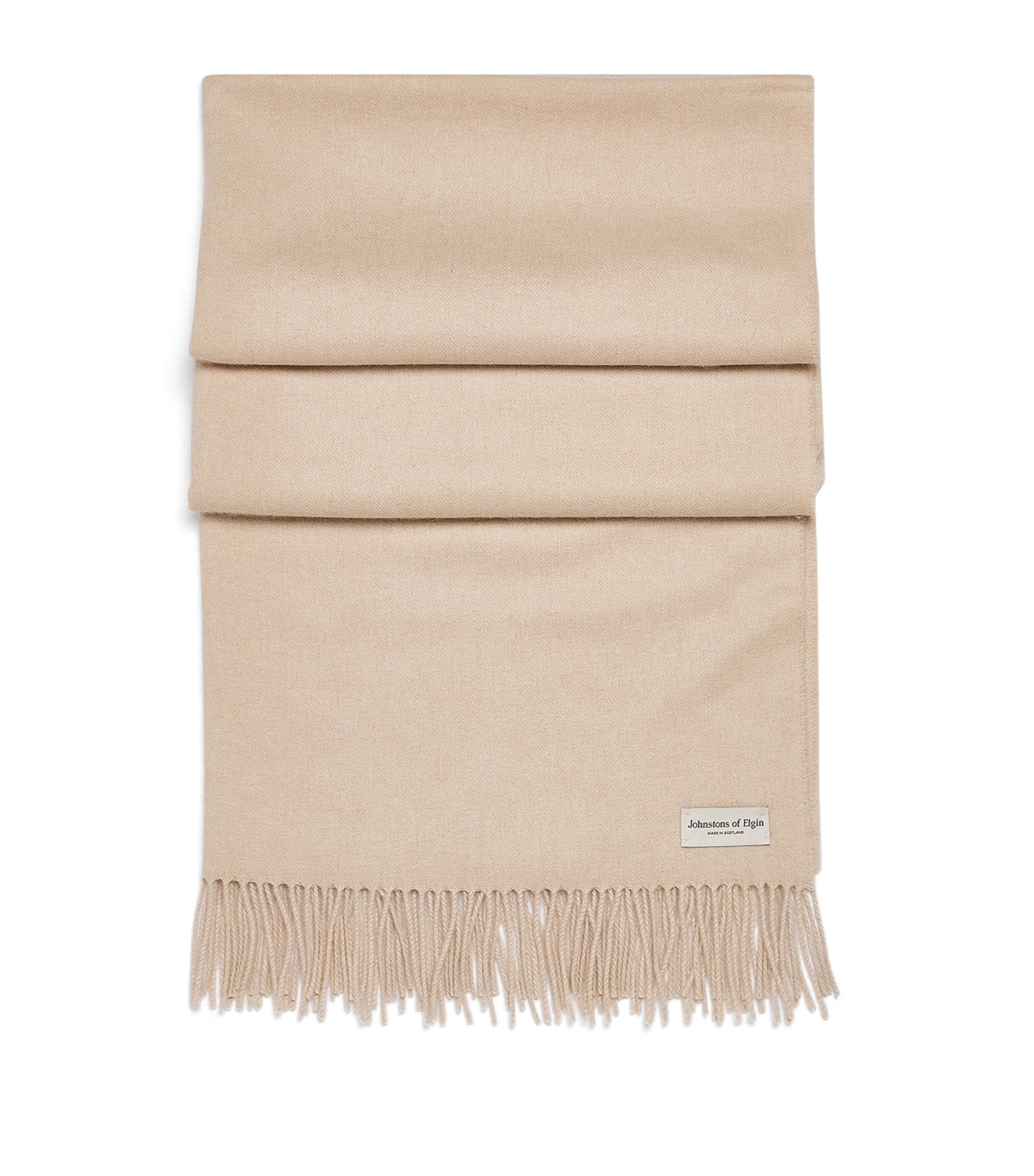 Johnstons Of Elgin Cashmere Wide Scarf Blonde