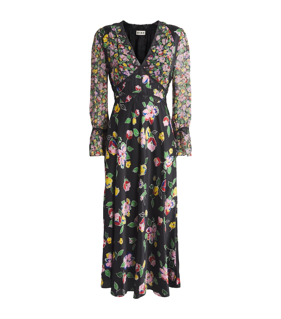 Satin Arlena Midi Dress