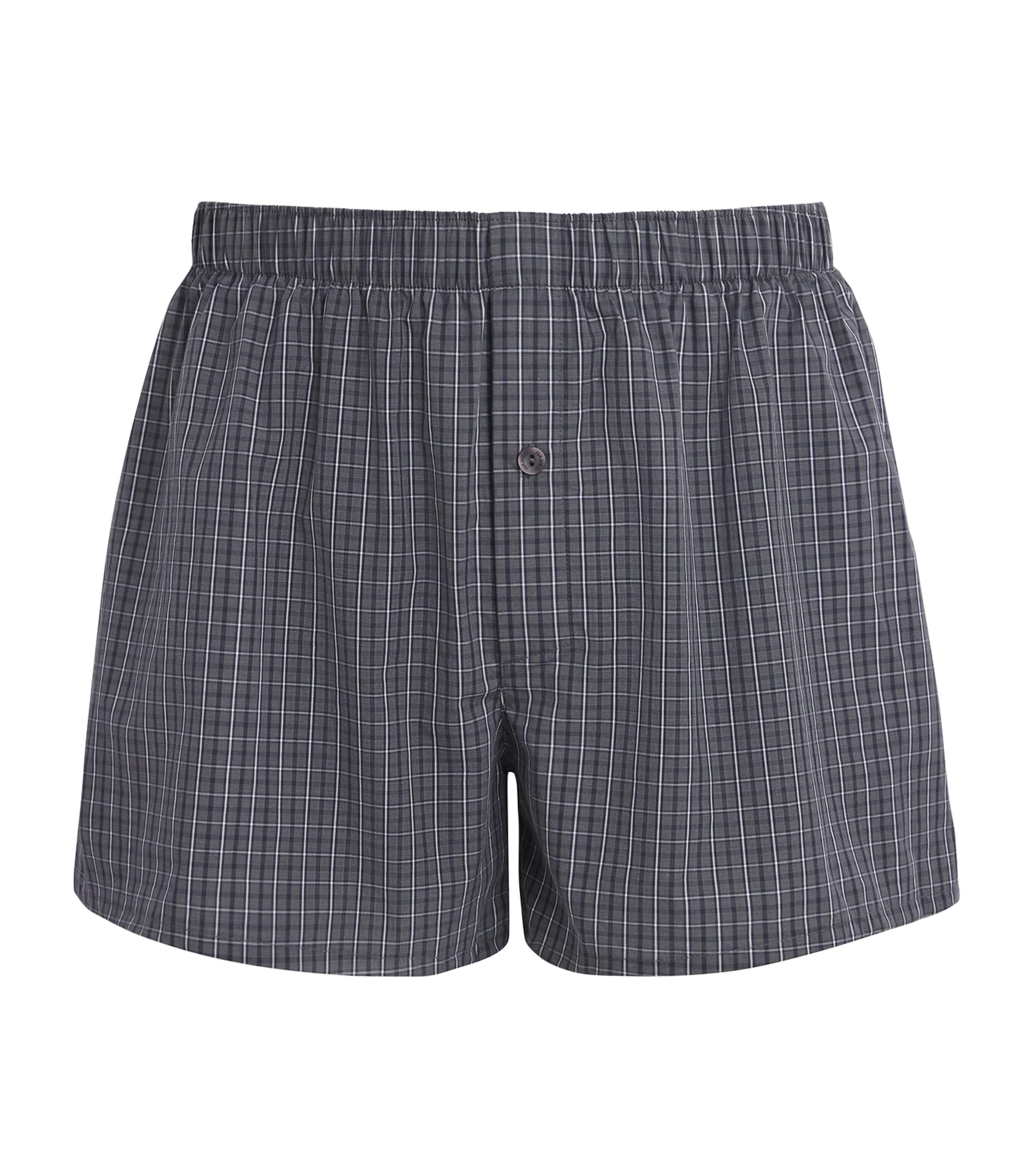 Cotton Check Fancy Woven Boxers