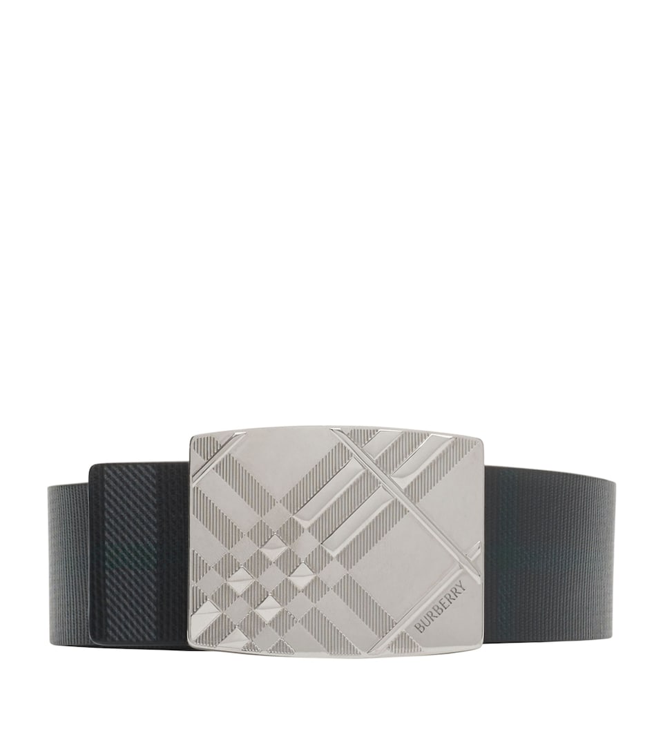 Leather Check Reversible Belt