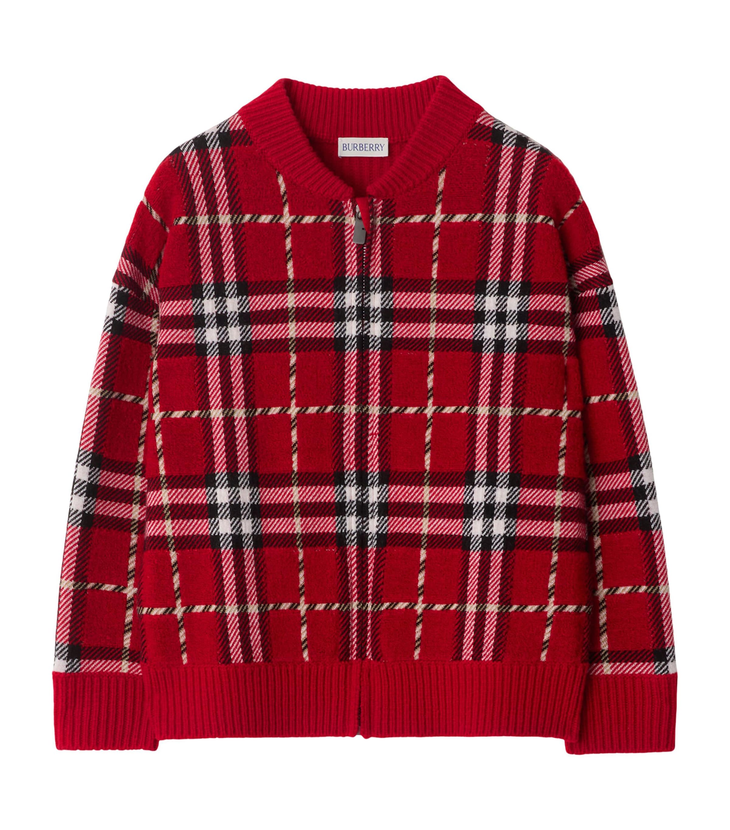 Wool Check Bomber Jacket (3-12 Years)