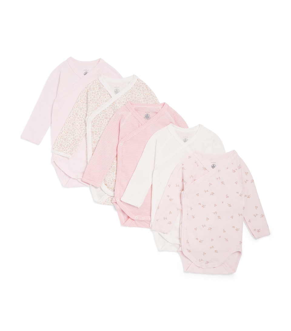 Petit Bateau Set of 5 Bodysuits (Newborn – 12 Months) Variante