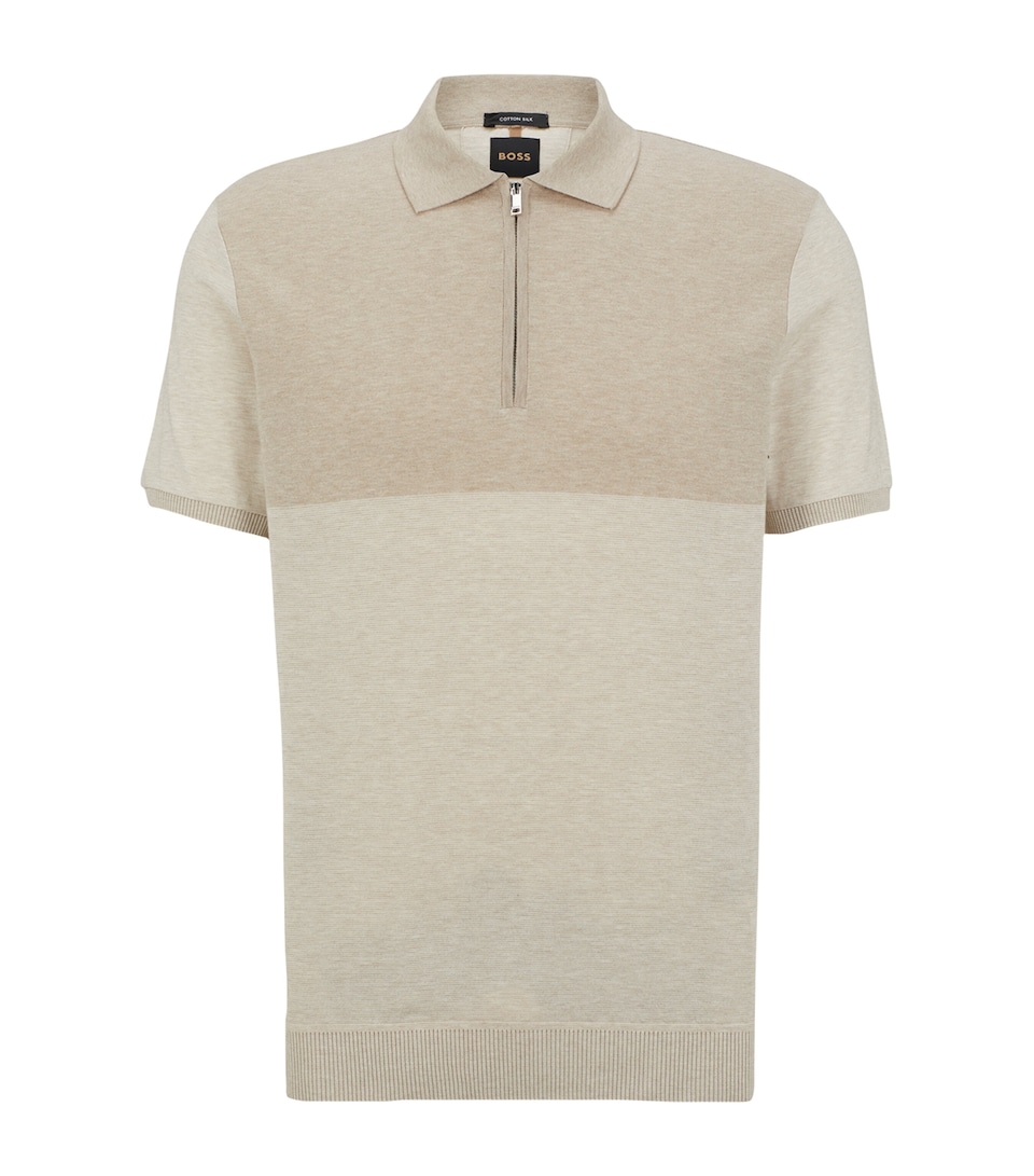 Cotton-Silk Polo Shirt