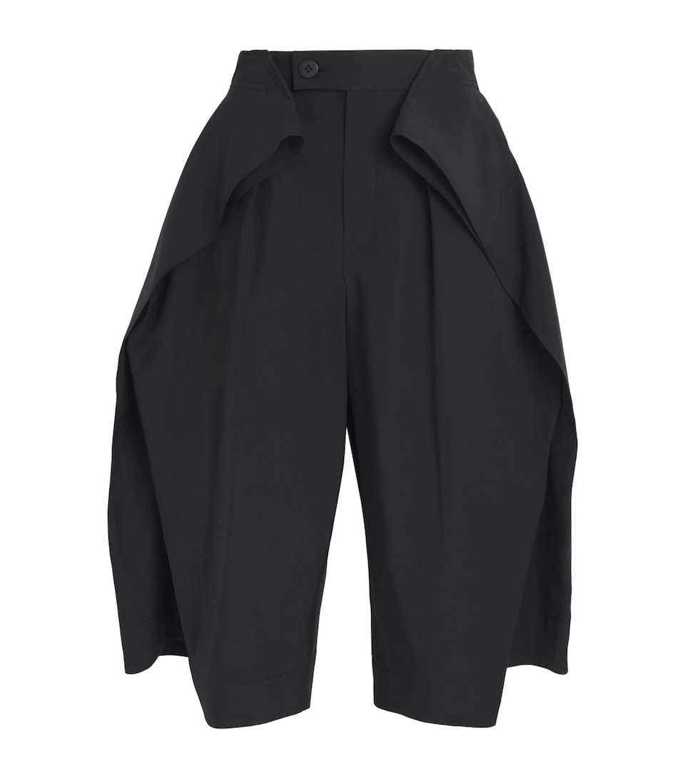 Issey Miyake Womens Fluttering Trousers Black