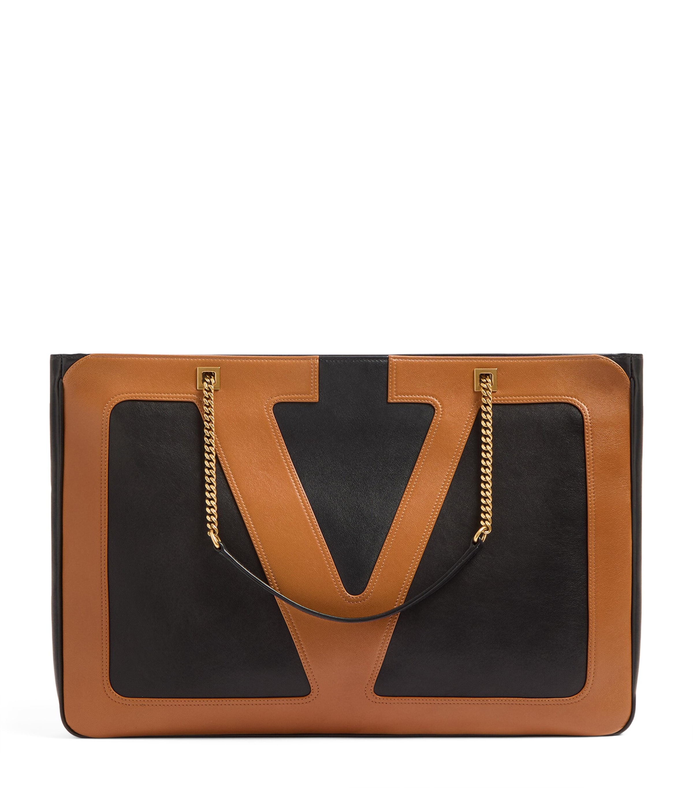 Large Leather Viva Superstar Tote Bag