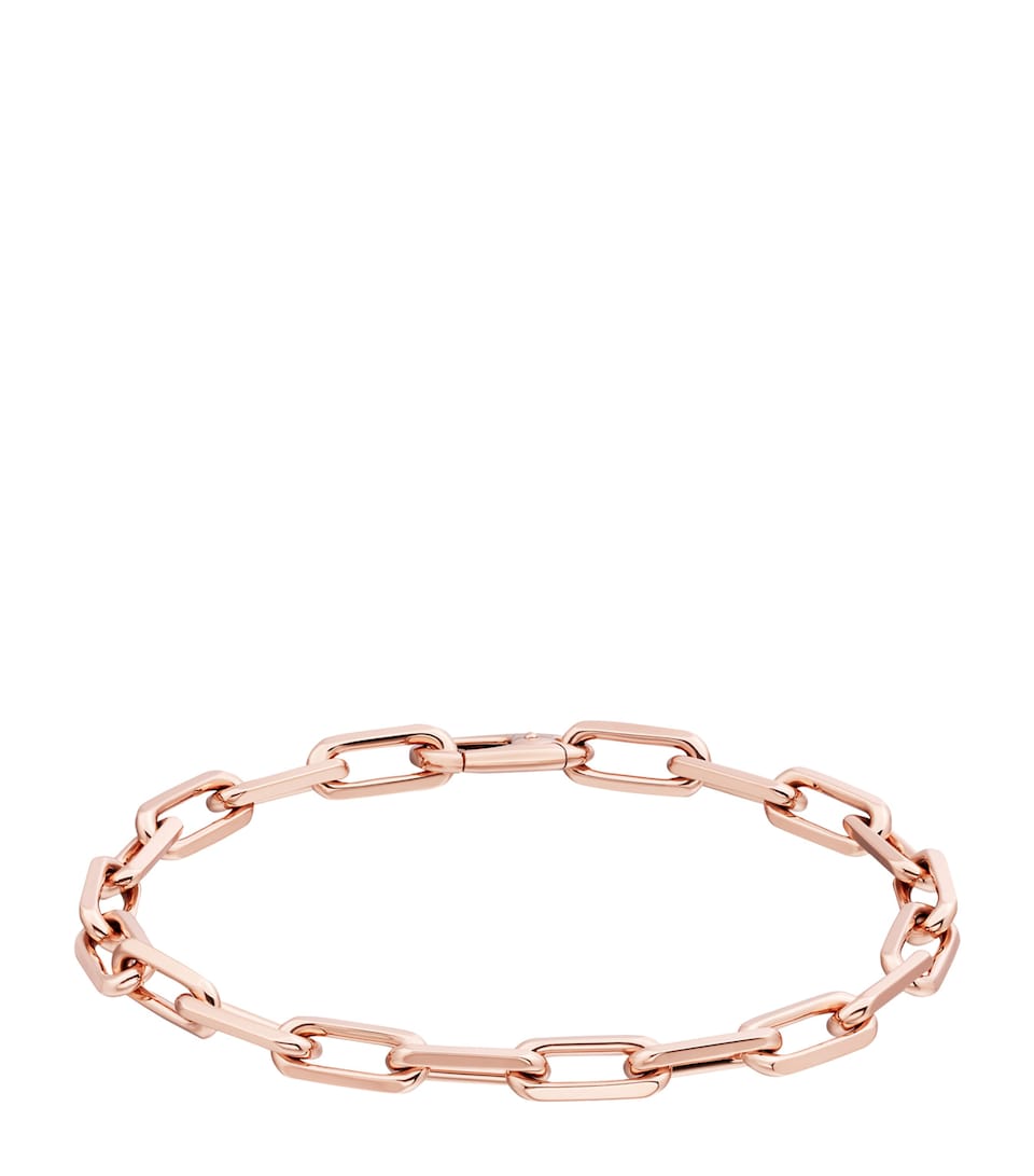 Medium Rose Gold Santos de Cartier Chain Bracelet