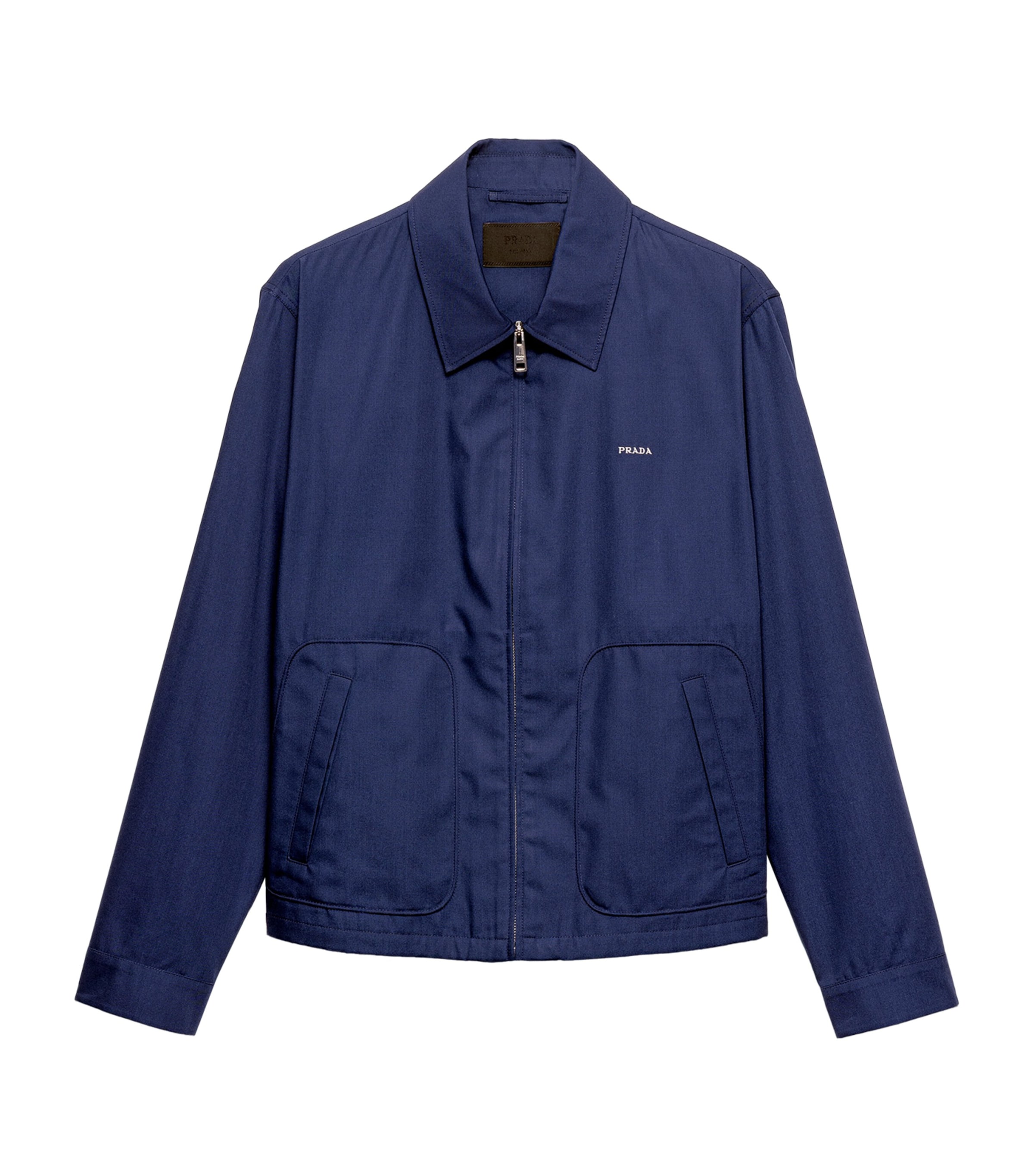 Prada Mens Technical Boxy Zip-Up Jacket