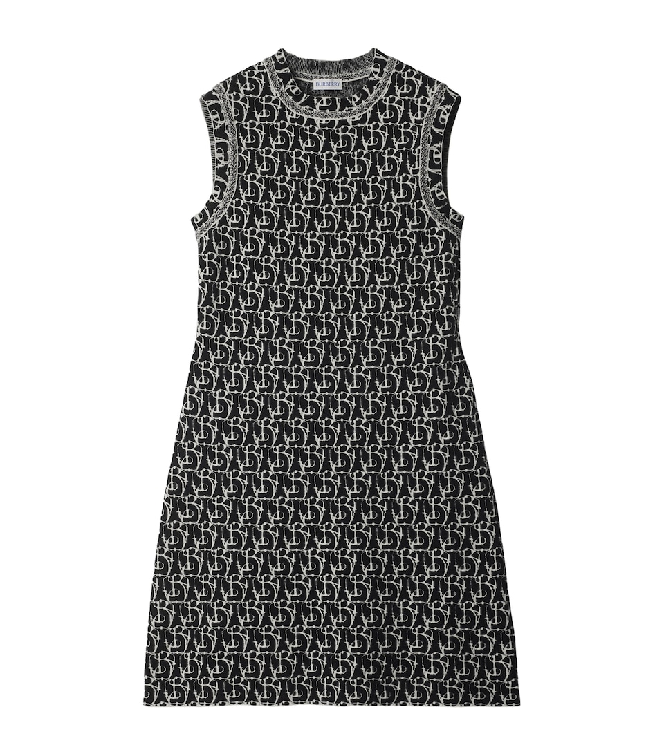 Wool-Blend B Charm Mini Dress