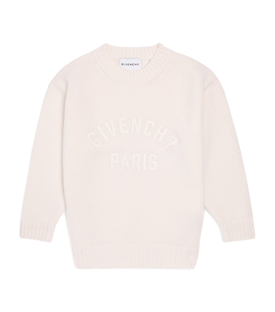 Givenchy Kids Wool-Cashmere Logo Sweater (4-12+ Years)