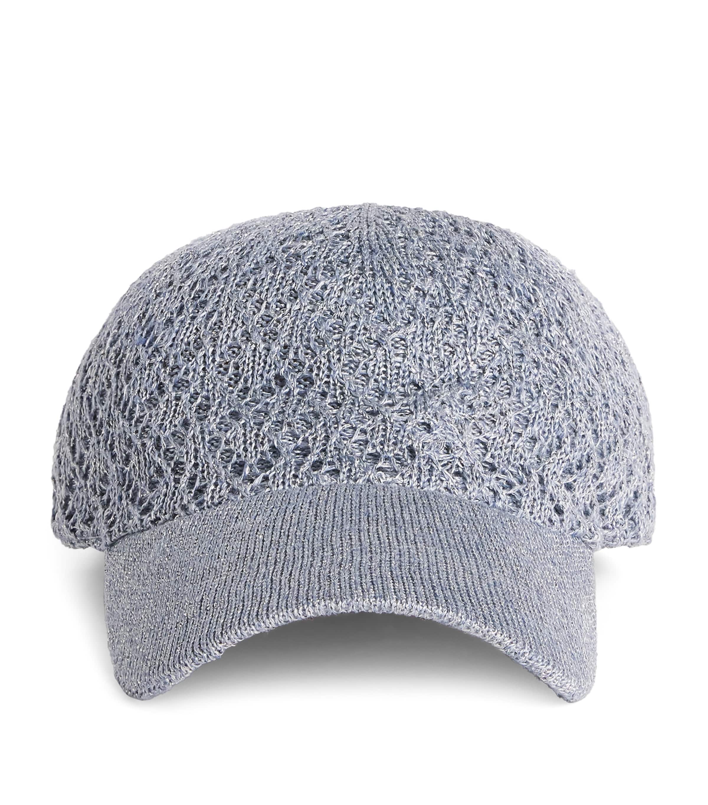 Eleventy Linen-Silk-Blend Baseball Cap Nuvola