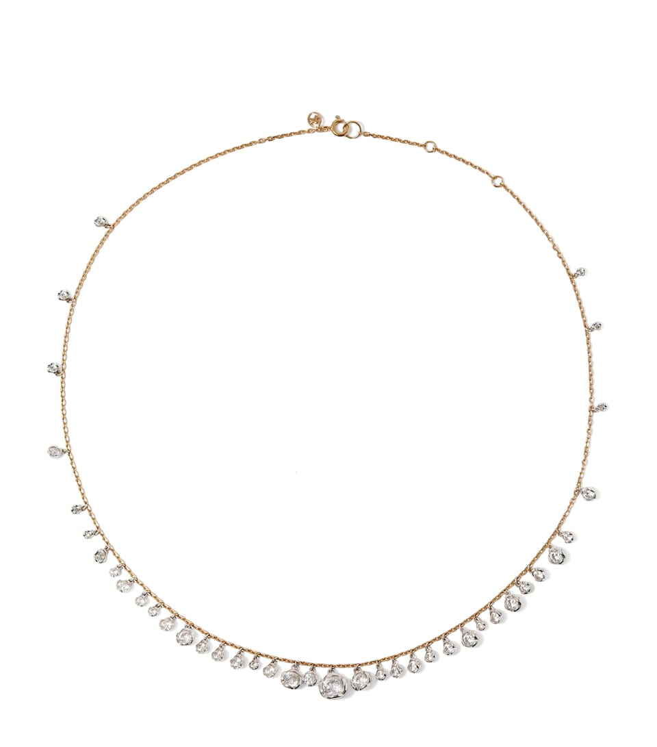 Annoushka Yellow Gold and Diamond Whoopsie Daisy Necklace