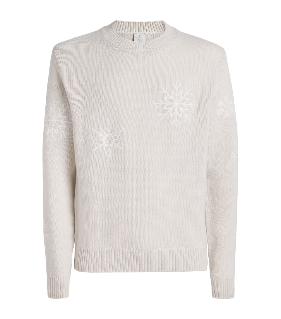 Wool Snowflake Sweater