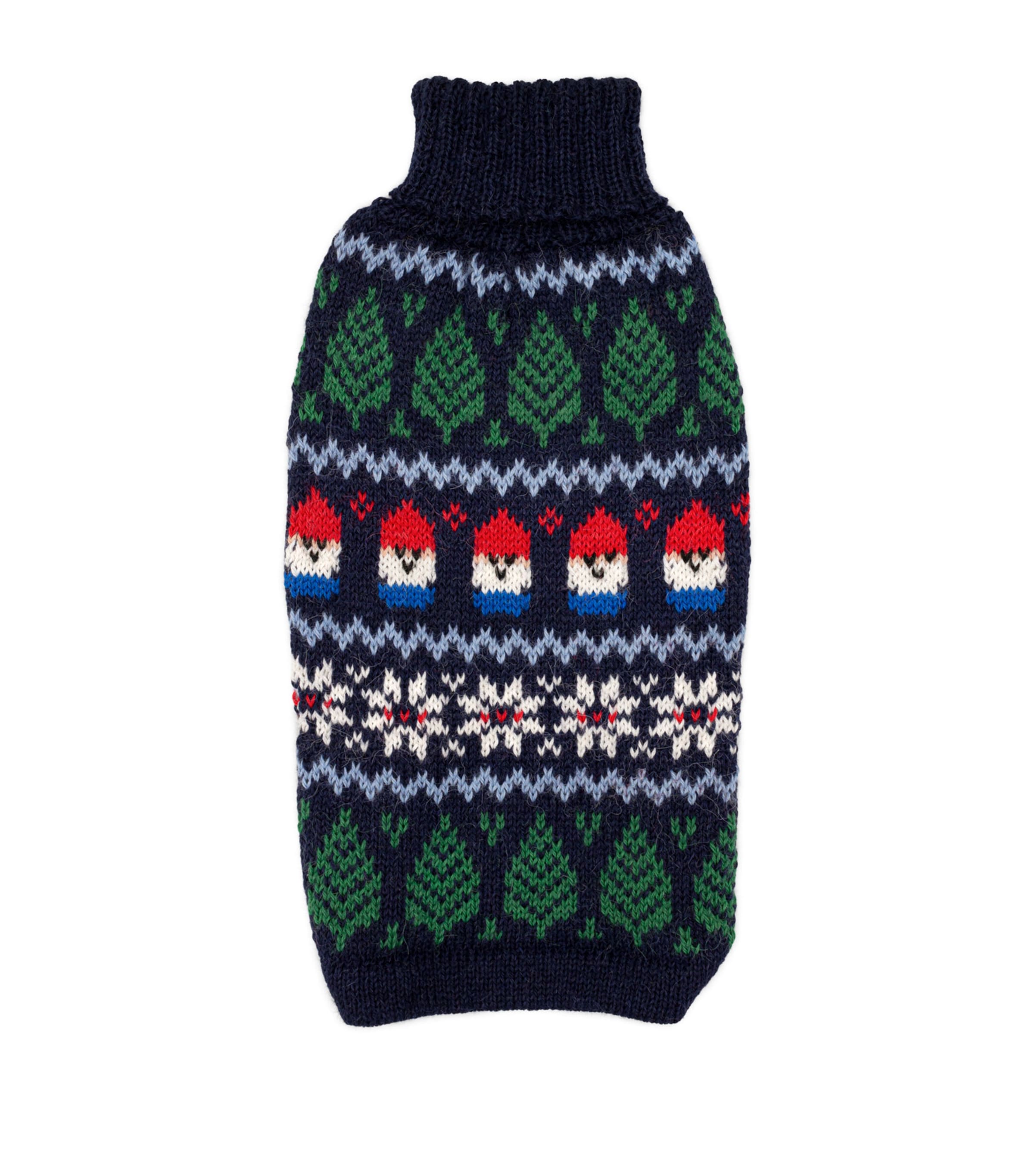 Alpaca-Blend Gnomes Dog Sweater