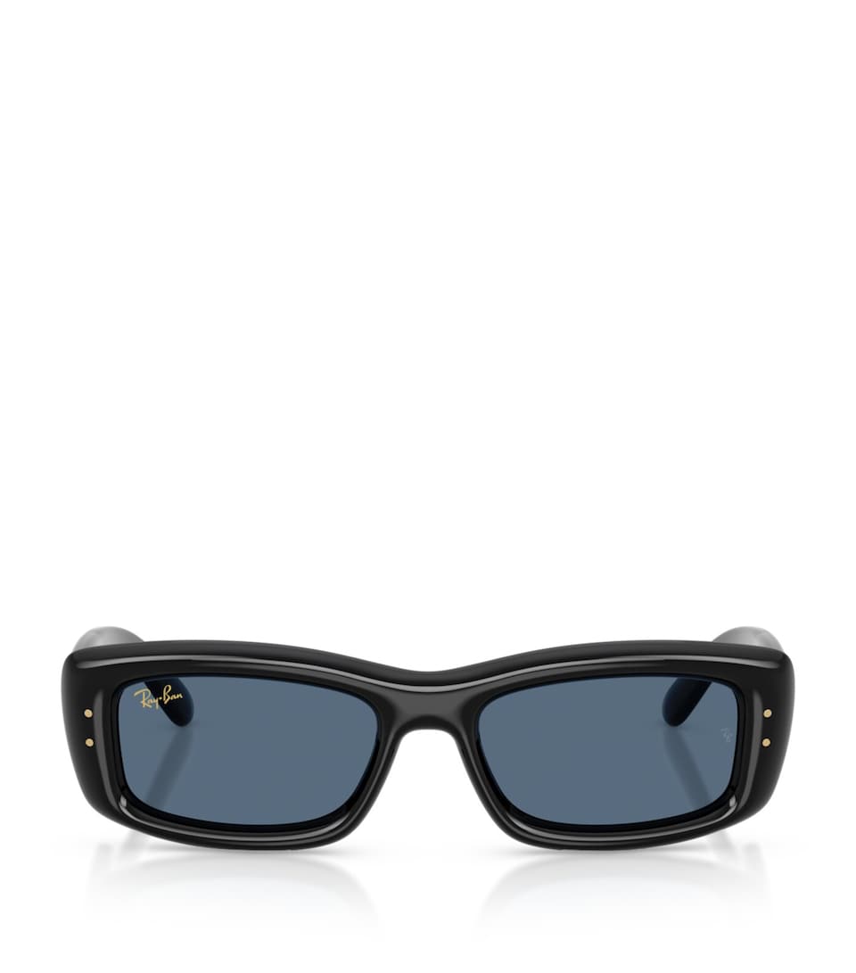 Ray-Ban Kiliane Puffer Rectangle Sunglasses Black