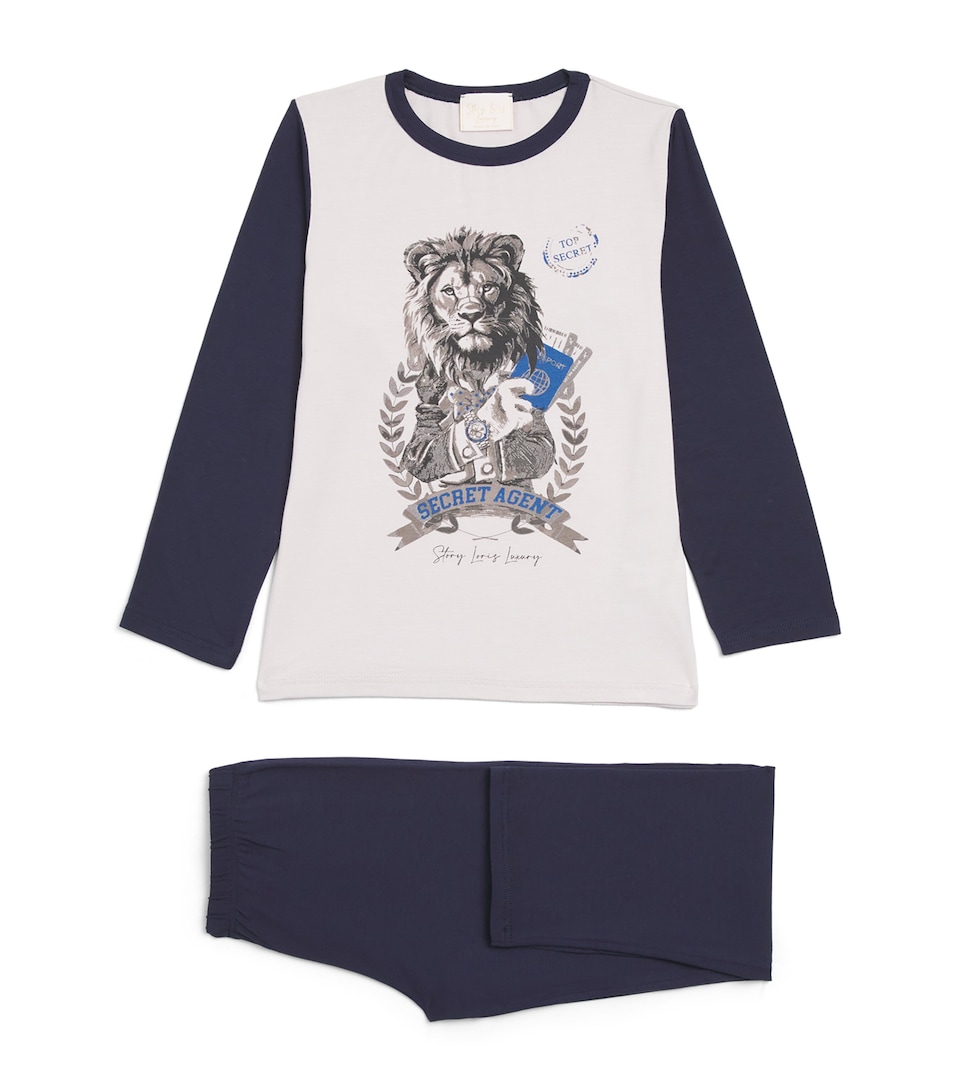 Printed Pyjama Set (3-14 Years)