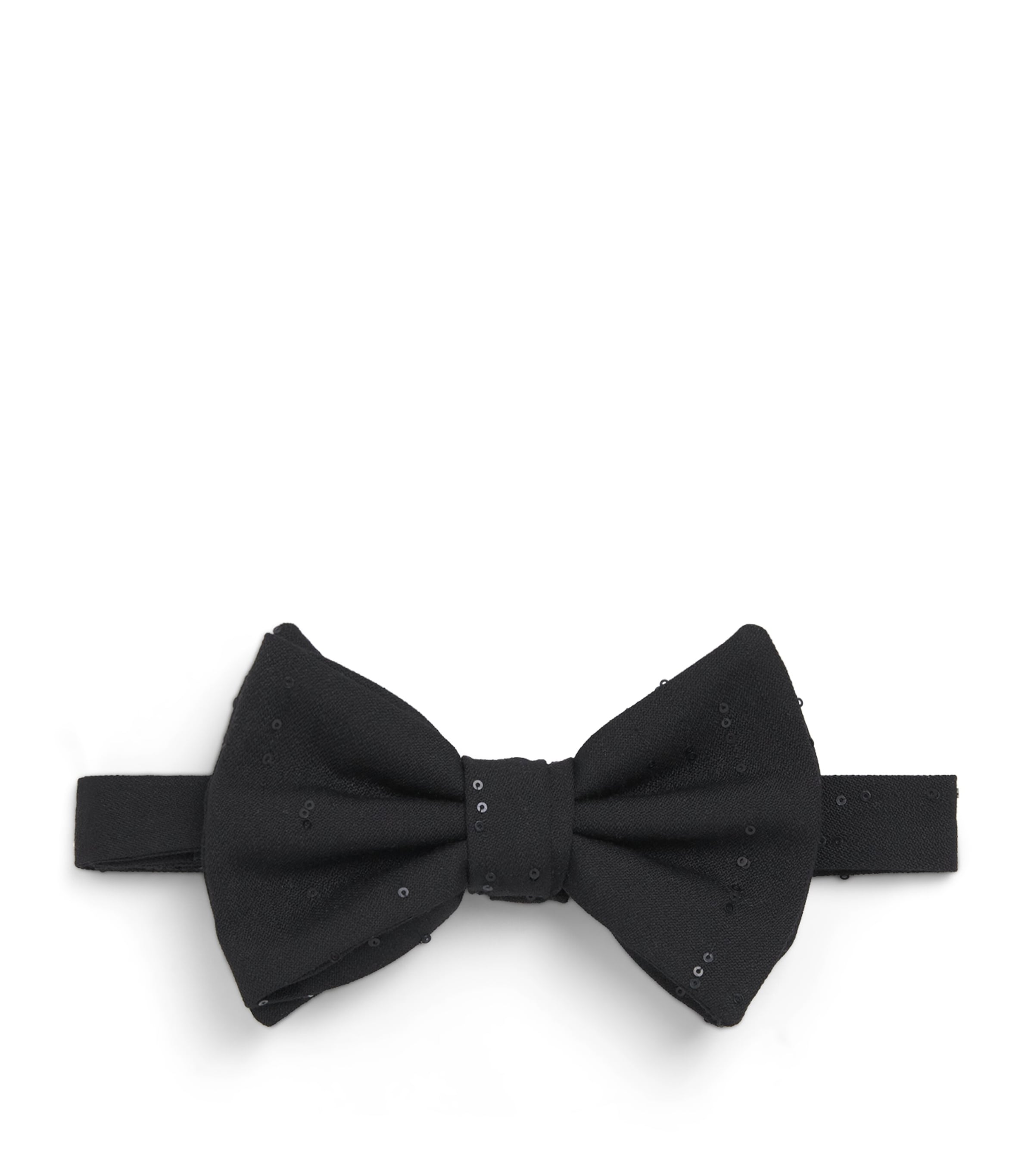 Giorgio Armani Large Sequinned Pre-Tied Bowtie