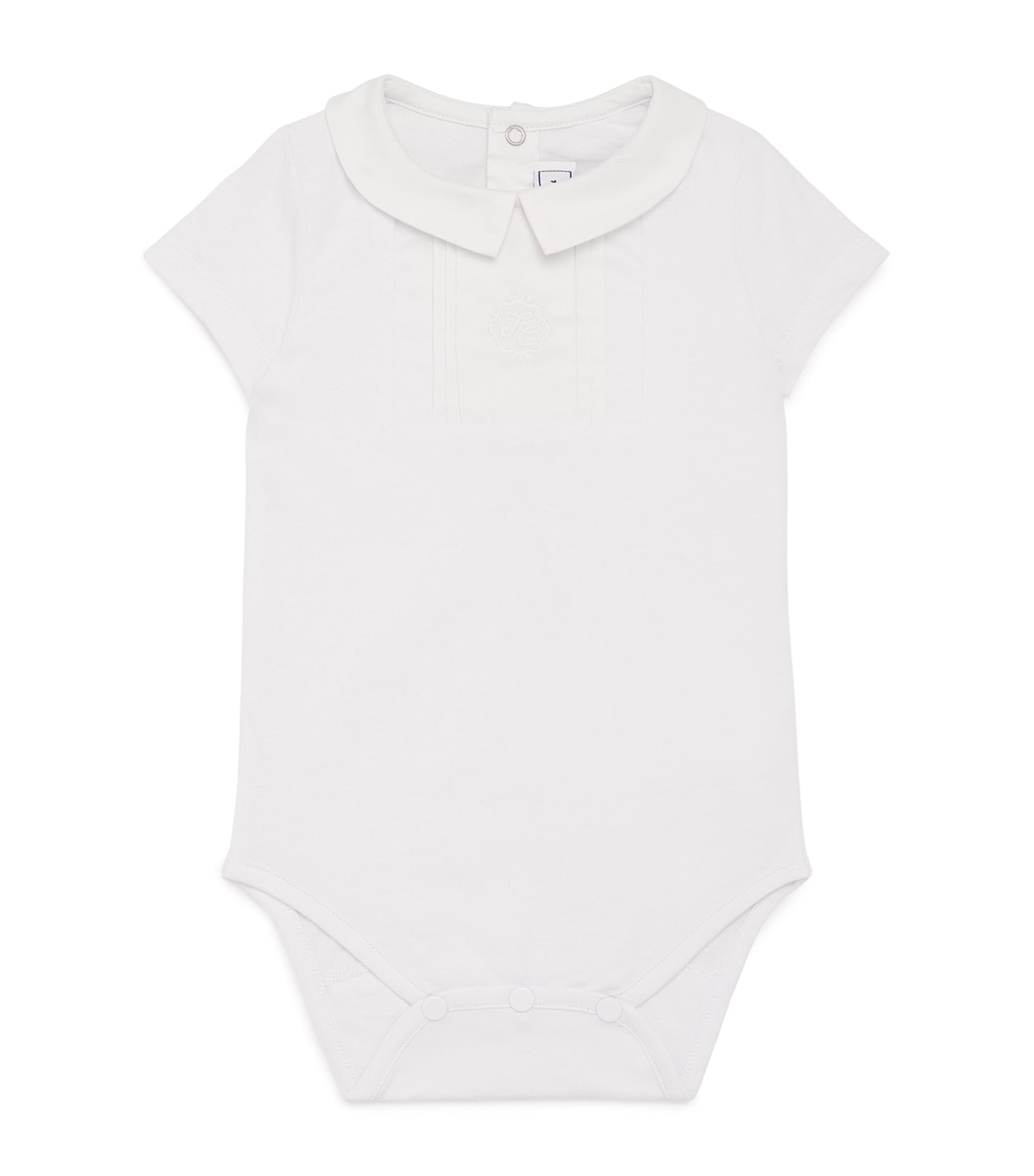 Cotton Frilled-Collar Bodysuit (3-36 Months)
