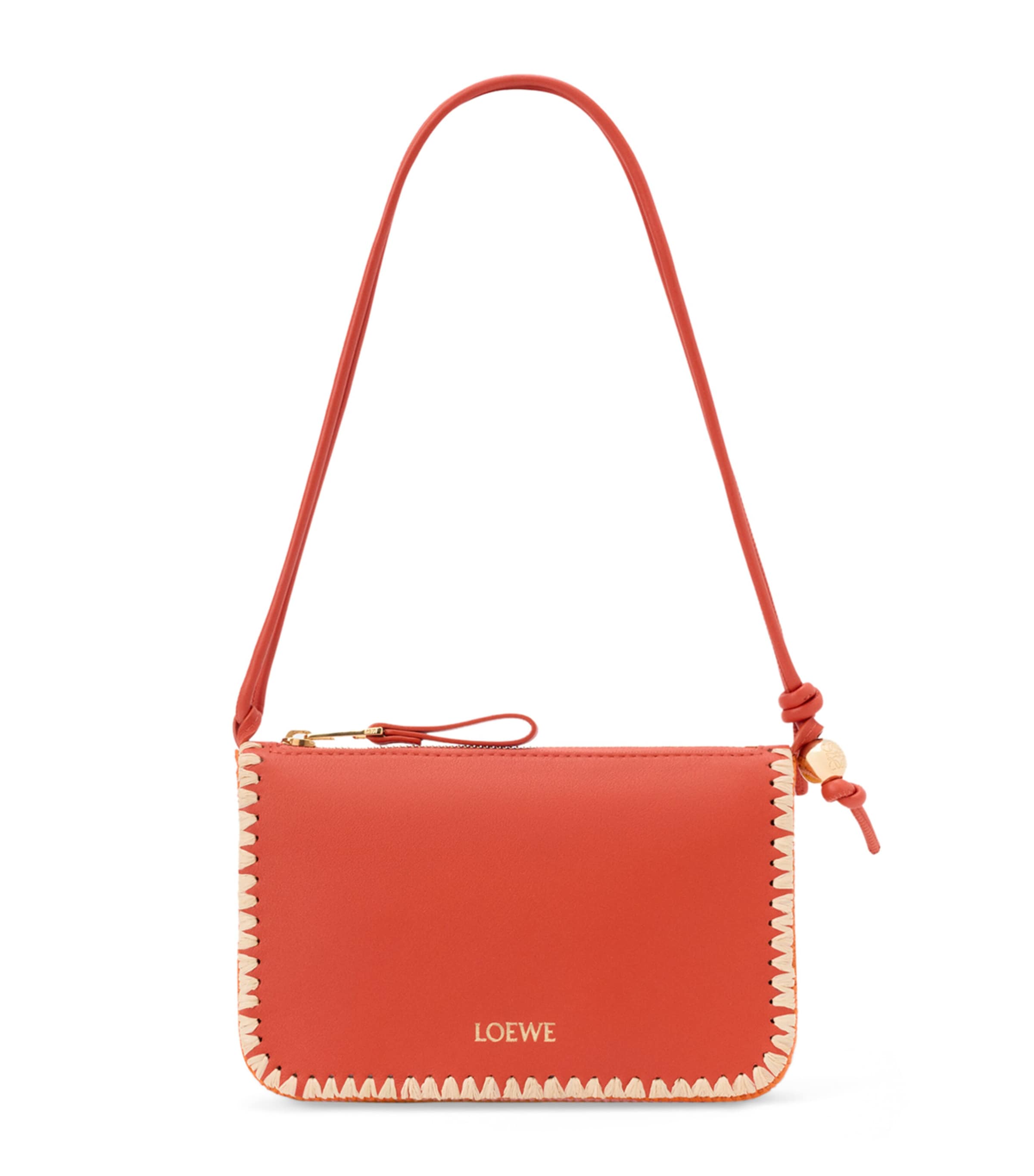 LOEWE x Paula's Ibiza Rio Shoulder Bag Deep Saffron