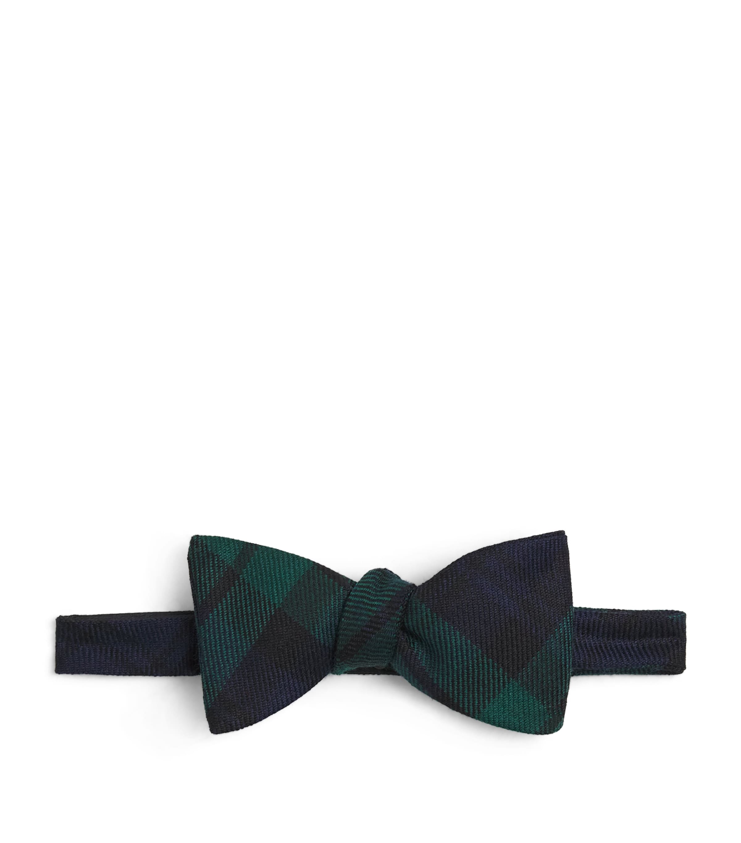 Polo Ralph Lauren Wool Check Bow Tie Navy/green