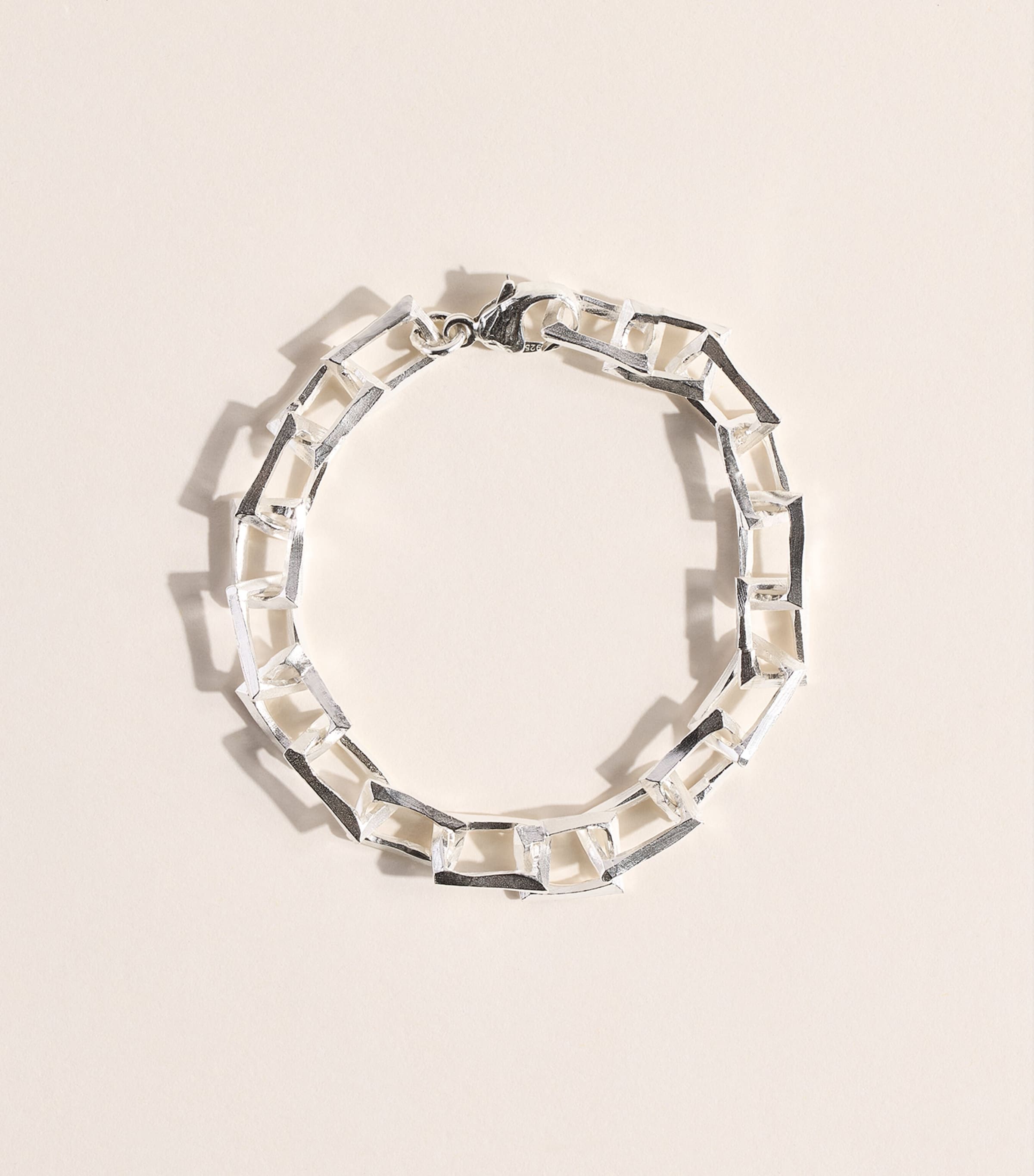 THE OUZE Sterling Silver Petite Bulk Bracelet Silver
