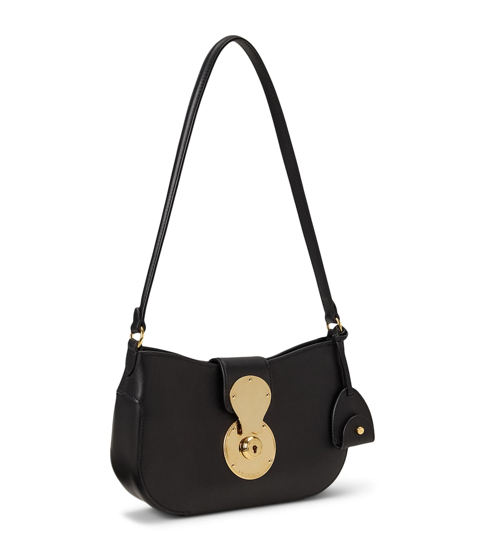 Ralph Lauren Collection Small Calfskin Ricky Shoulder Bag Black
