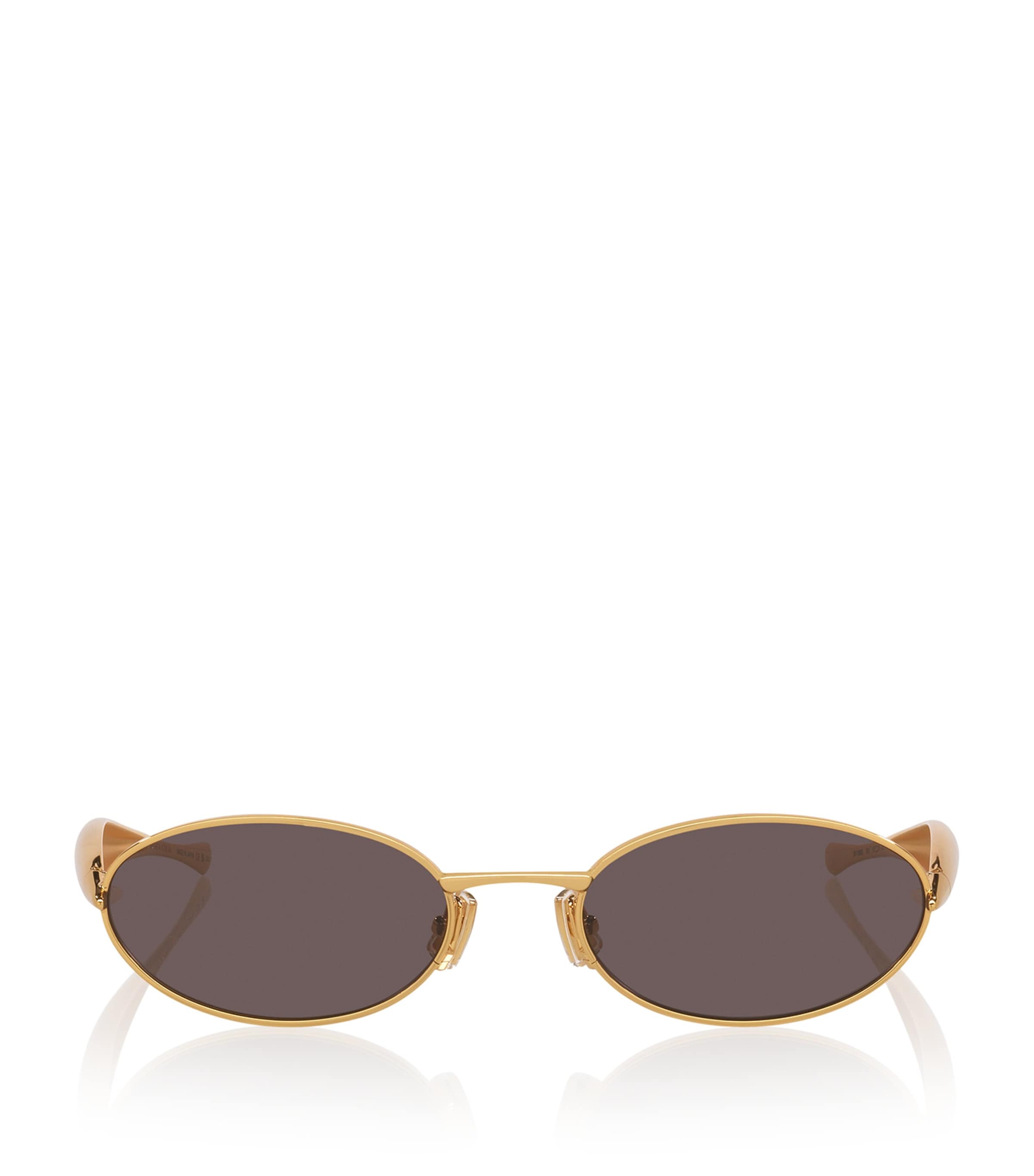 Bottega Veneta Oval Sardine Sunglasses