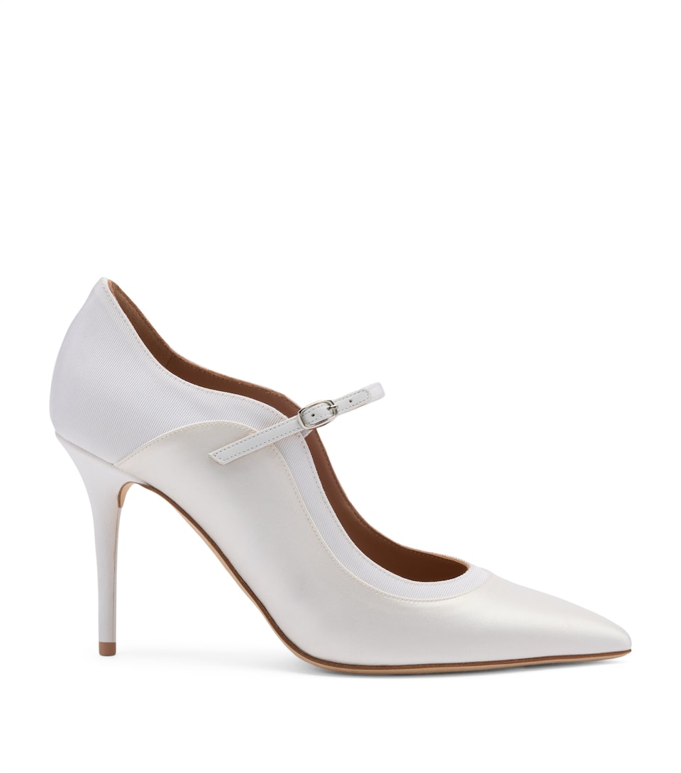 Satin Corina Heeled Pumps 85