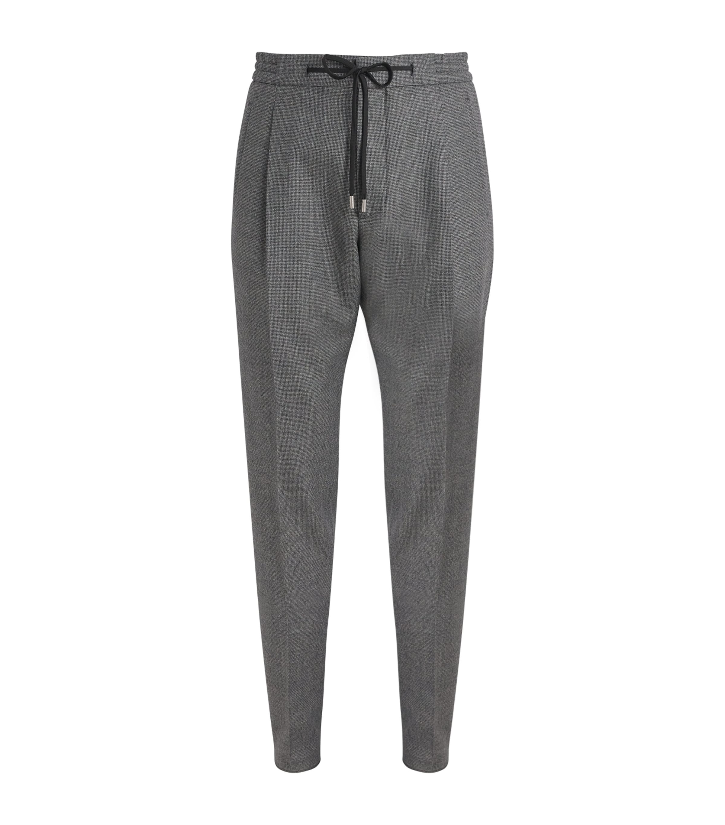 Virgin Wool Straight Trousers