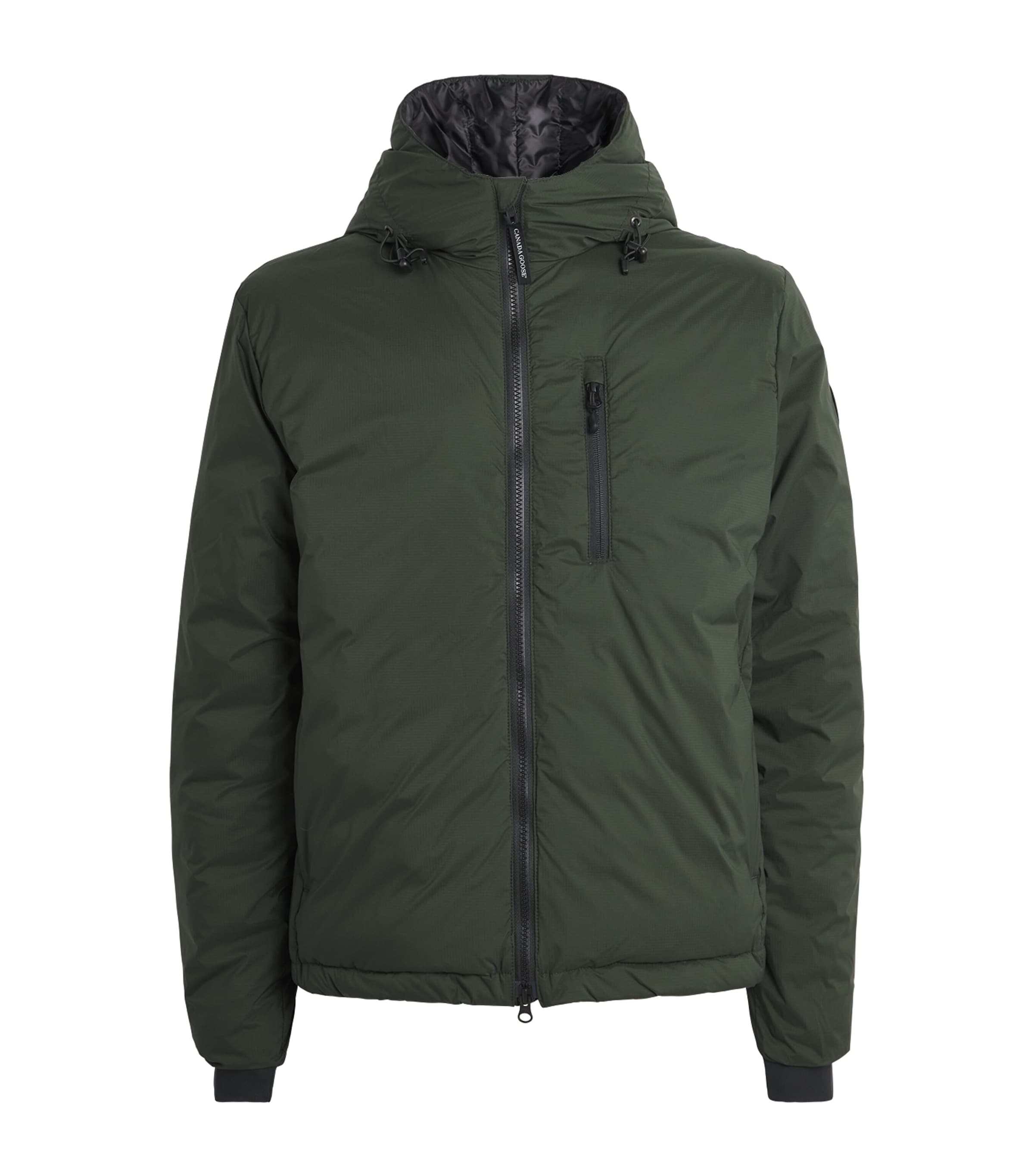 Canada Goose Mens Lodge Hooded Down Jacket Rowan Green
