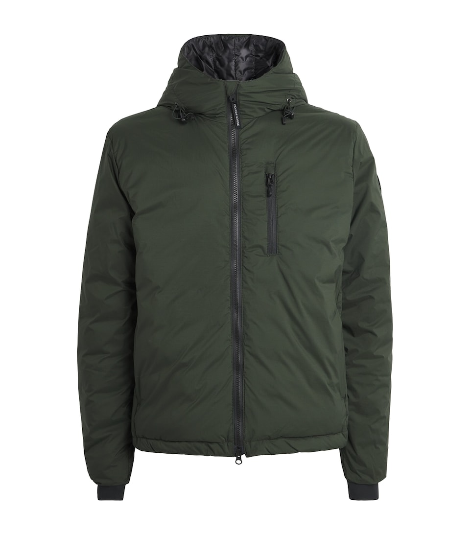 Canada Goose Mens Lodge Hooded Down Jacket Rowan Green