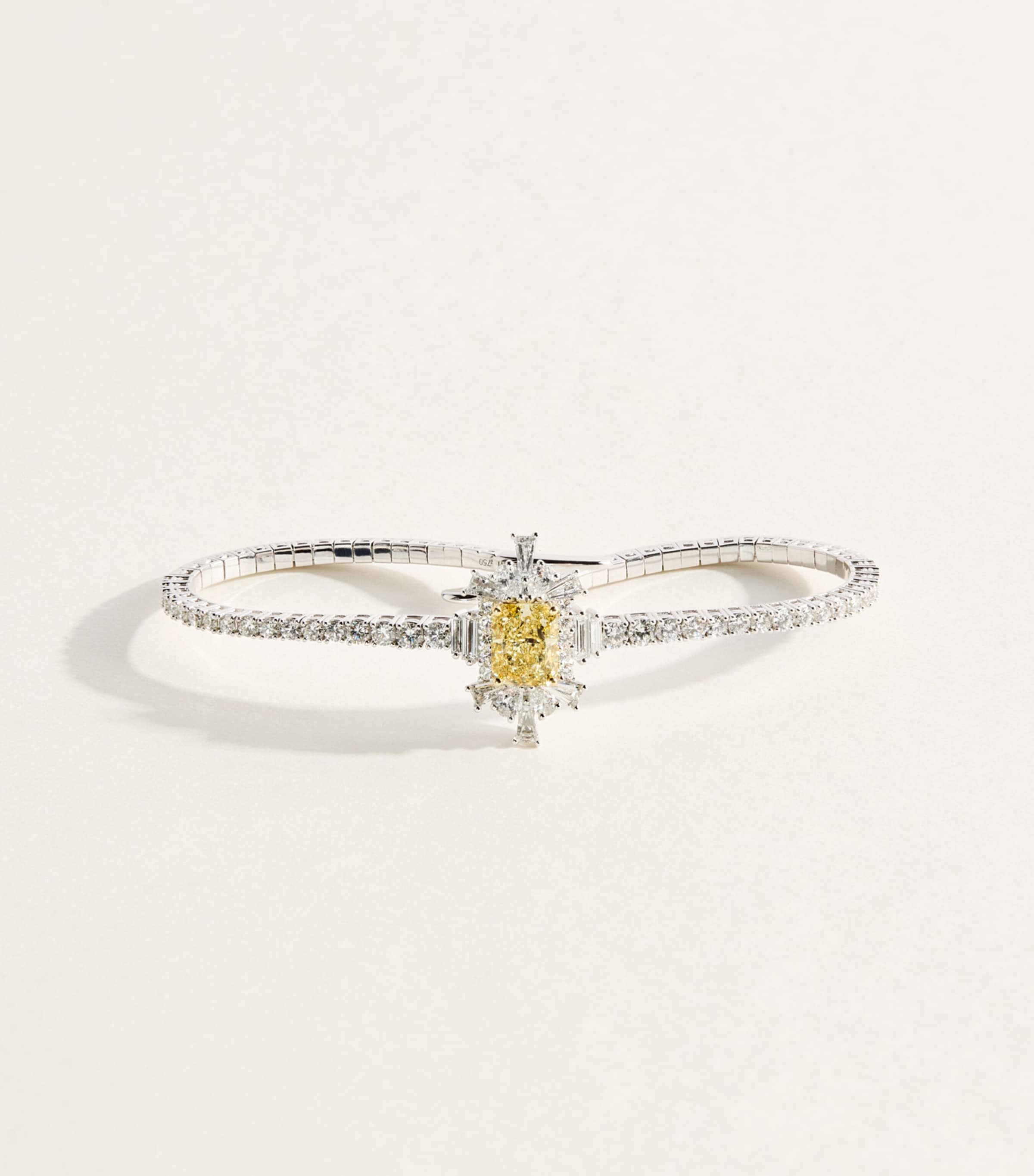 Yeprem White Gold and Diamond Reign Supreme Bracelet White Gold