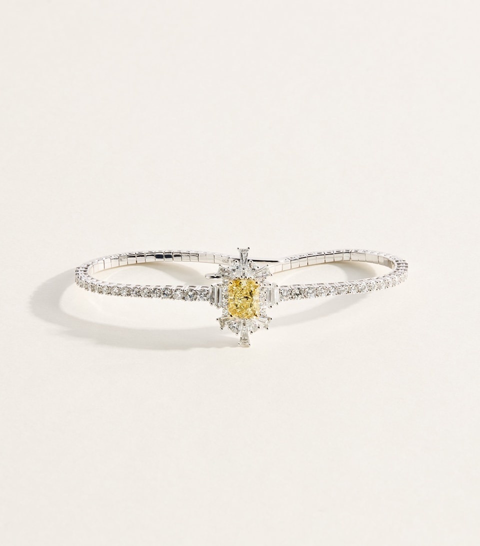 Yeprem White Gold and Diamond Reign Supreme Bracelet White Gold