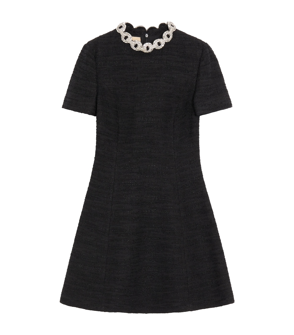 Valentino Womens Embellished Mini Dress Nud
