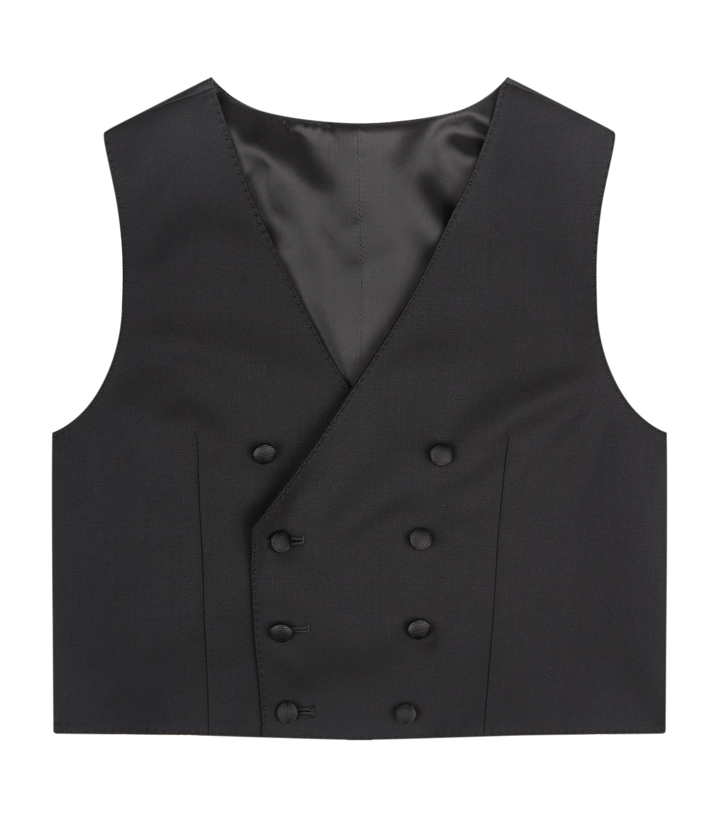 Dolce&Gabbana Kids Double-Breasted Waistcoat (2-6 Years) Black