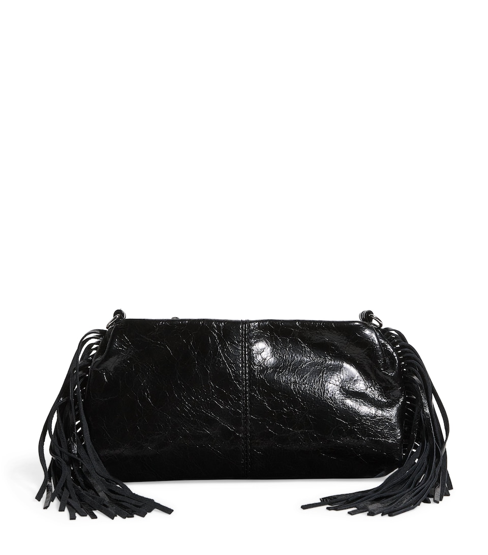 Leather Miss M Clutch Bag