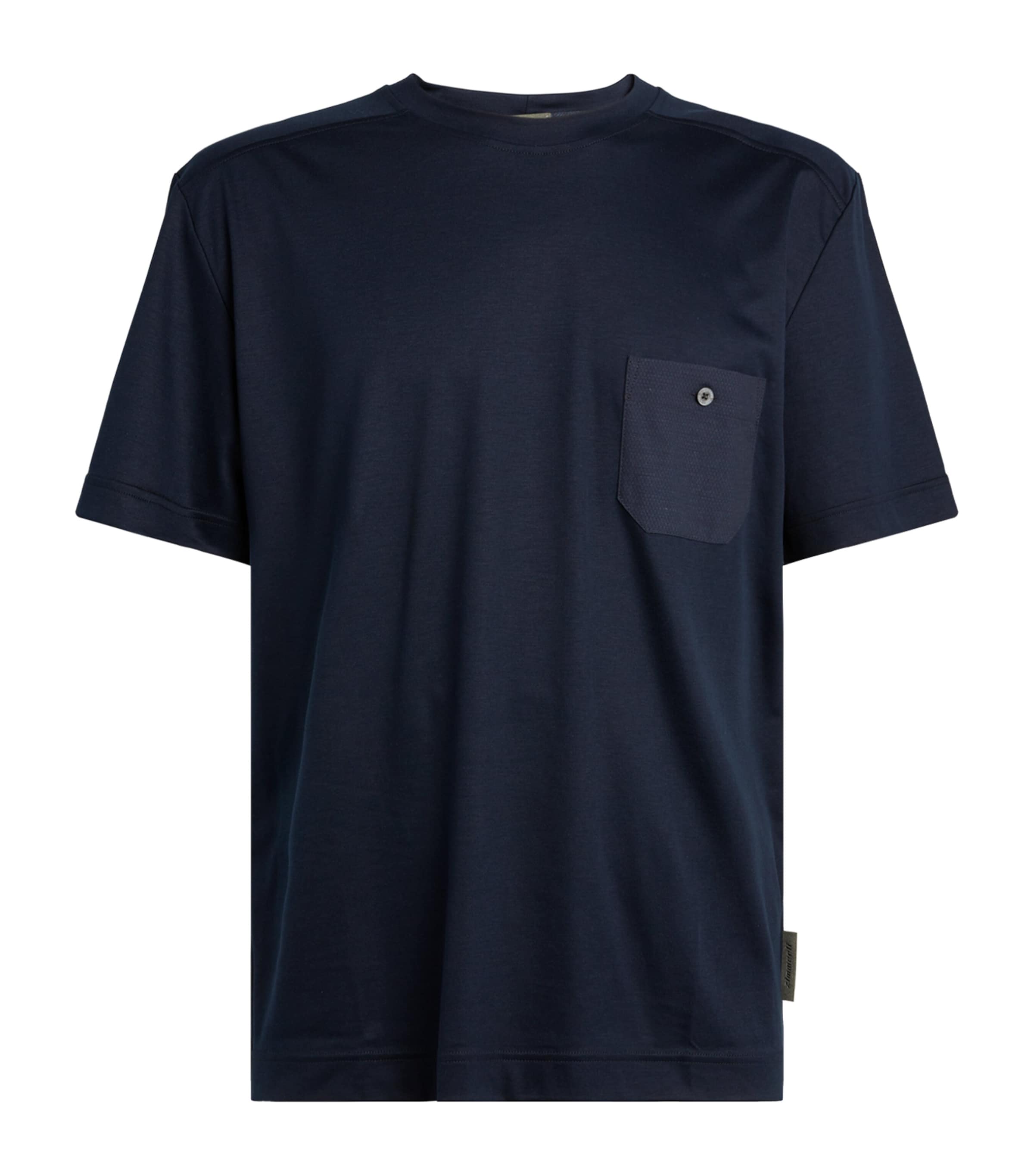 Zimmerli Mens Modern Lounge T-Shirt Midnight