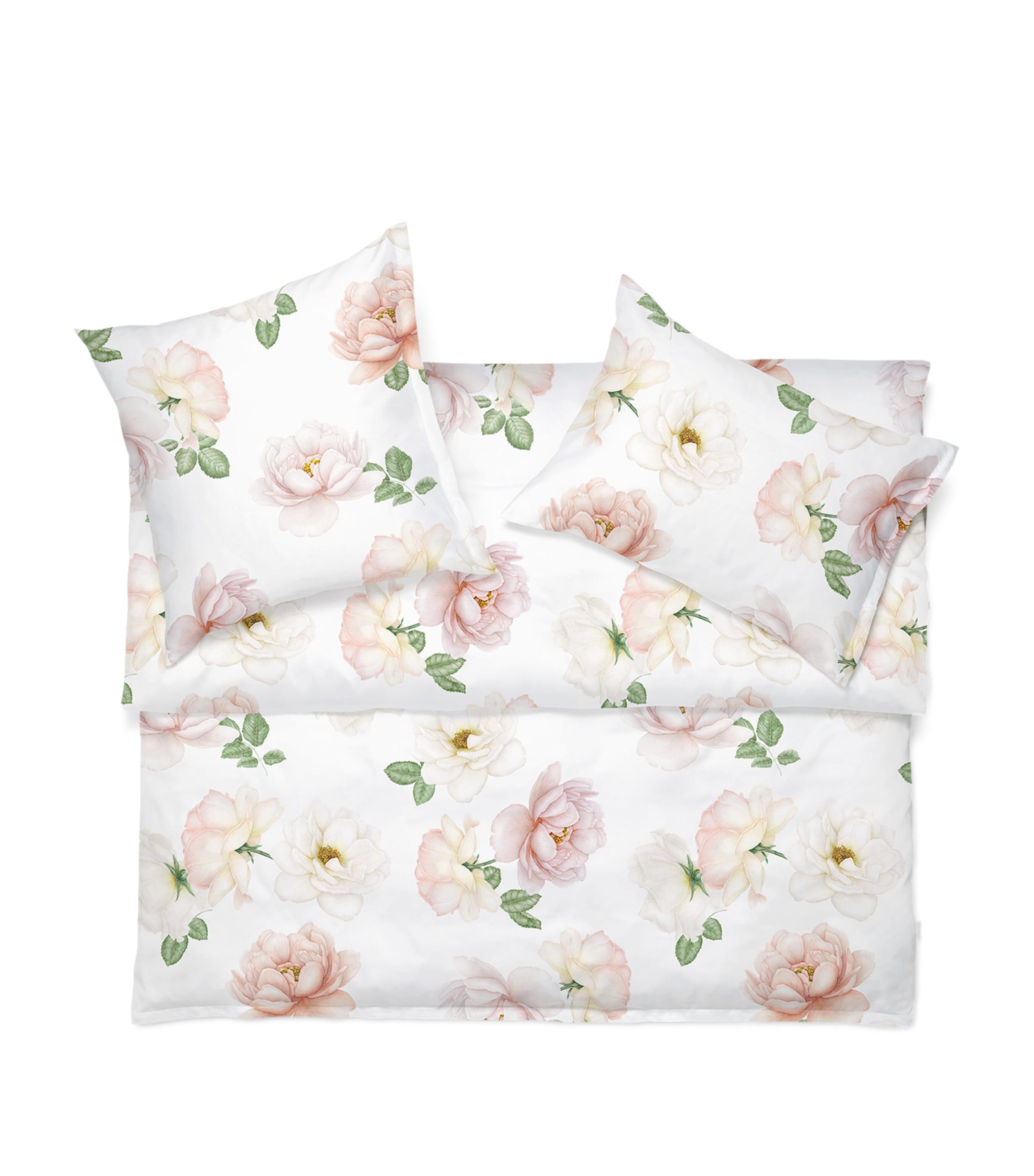 Schlossberg Cotton Rose-Noblesse Super King Flat Sheet (280cm x 290cm) Blanc