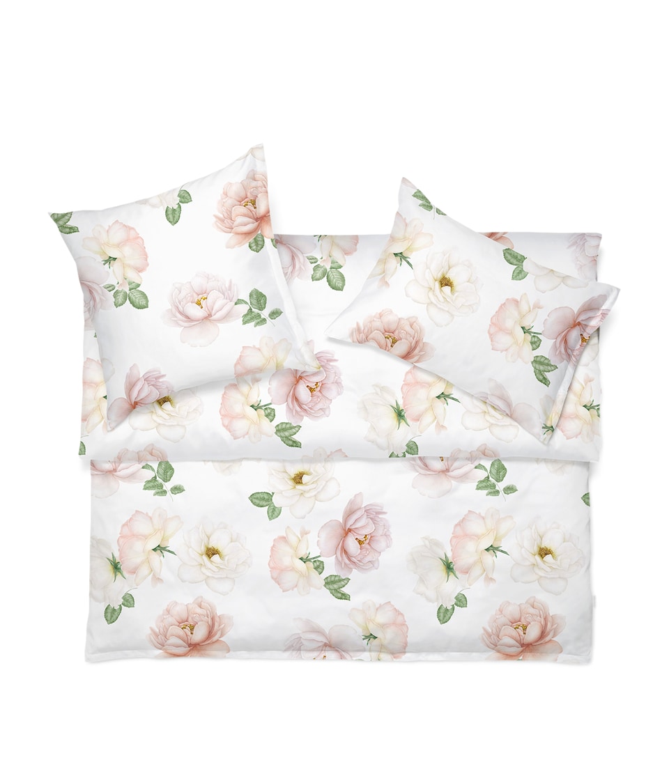 Schlossberg Cotton Rose-Noblesse Super King Flat Sheet (280cm x 290cm) Blanc