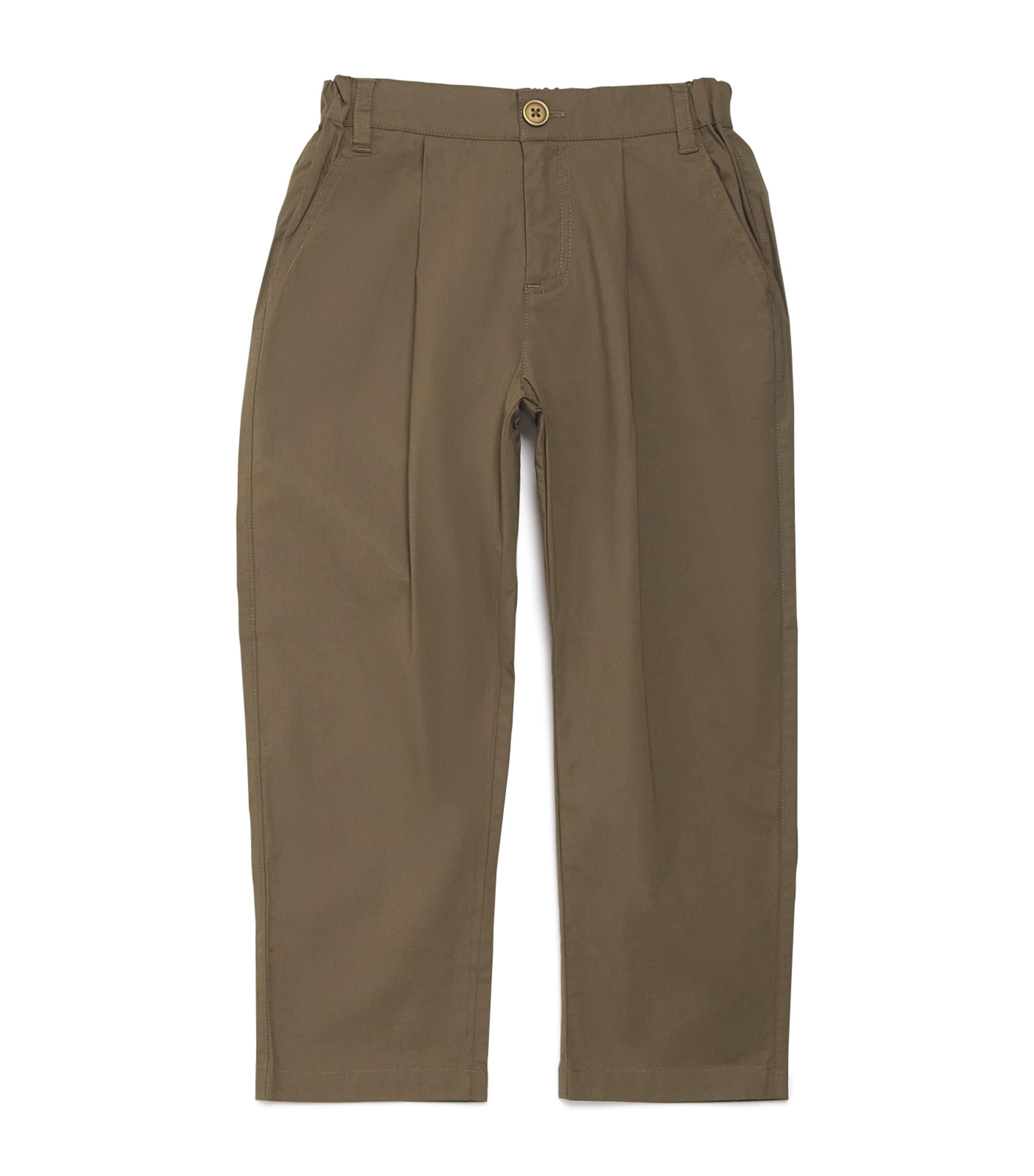 Organic Cotton-Blend Chim Chinos (18 Months- 10 Years)