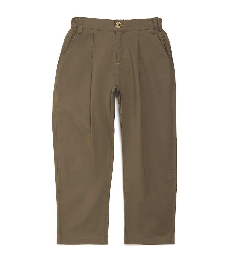 Organic Cotton-Blend Chim Chinos (18 Months- 10 Years)