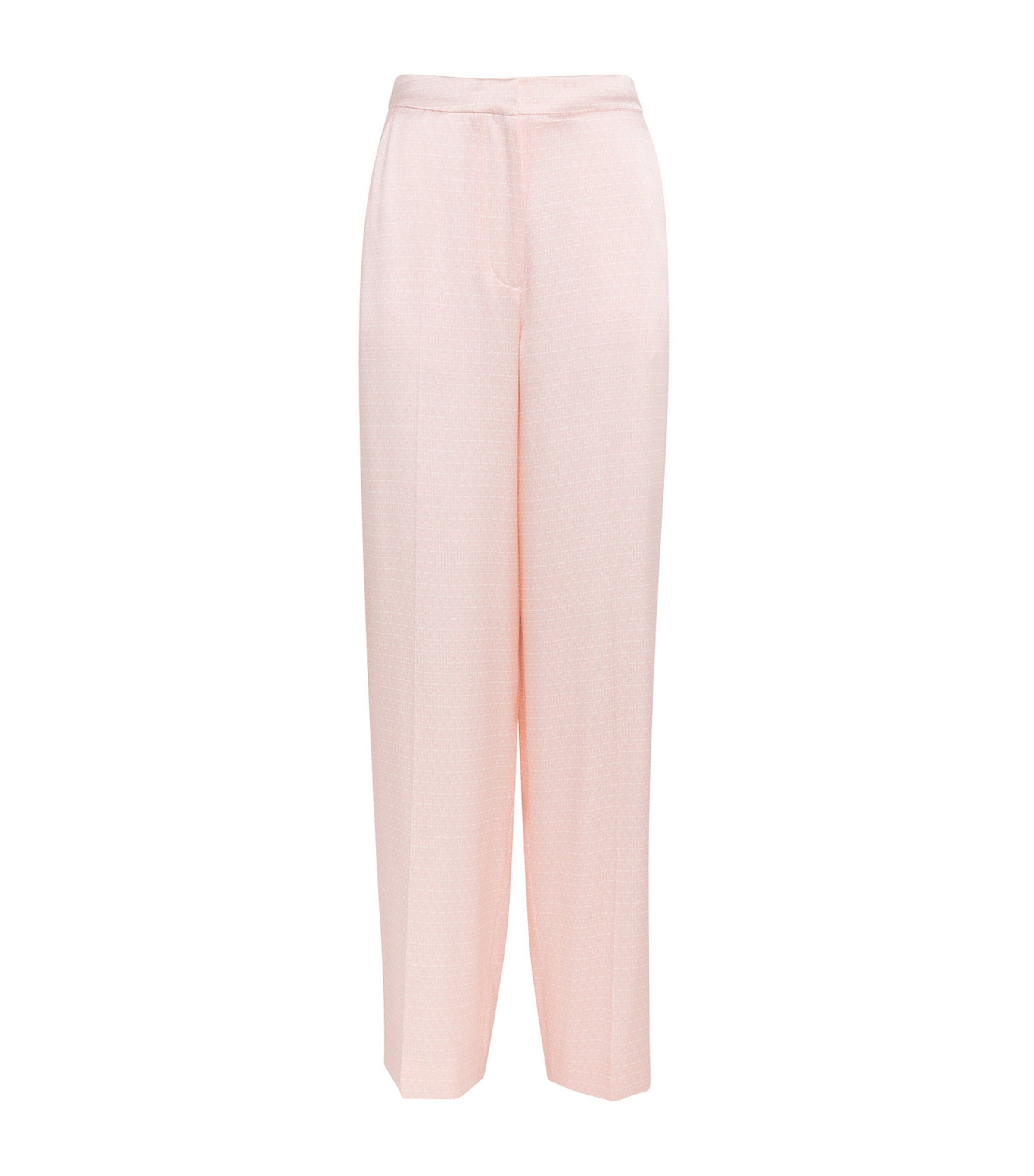 Wool Wide-Leg Tailored Trousers