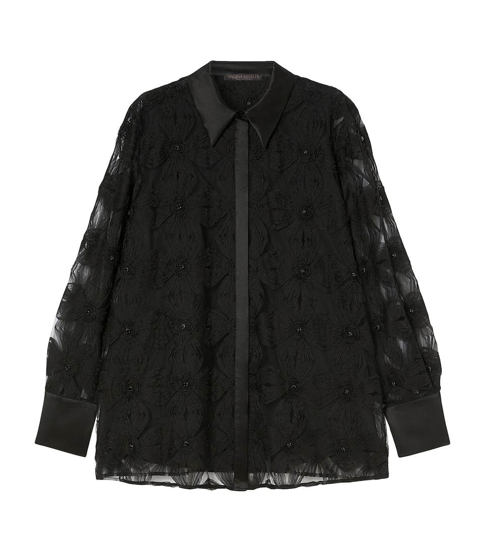 Tulle-Flower Oglio Shirt