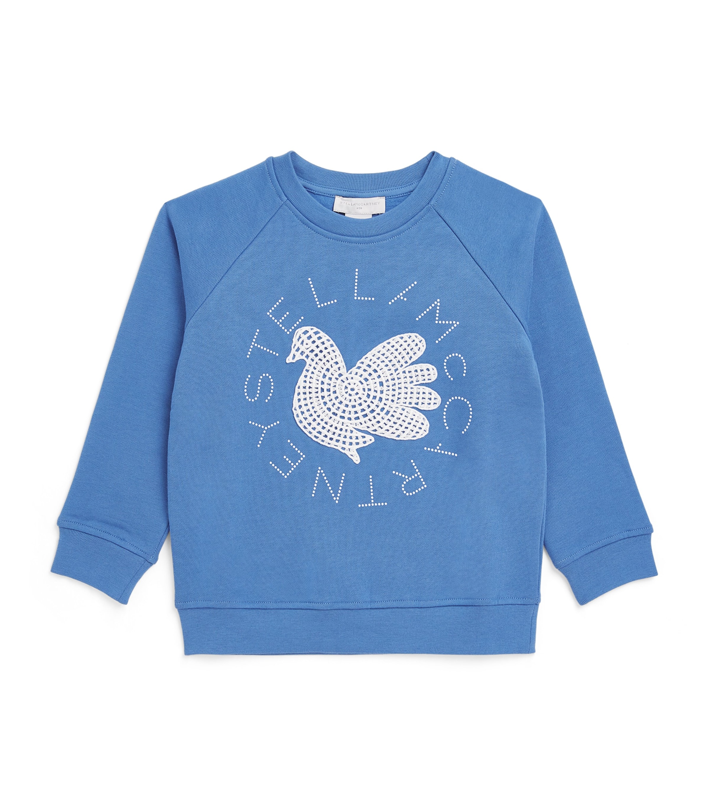 Stella McCartney Kids Cotton Dove Sweatshirt (2-14 Years) Air Force Blue