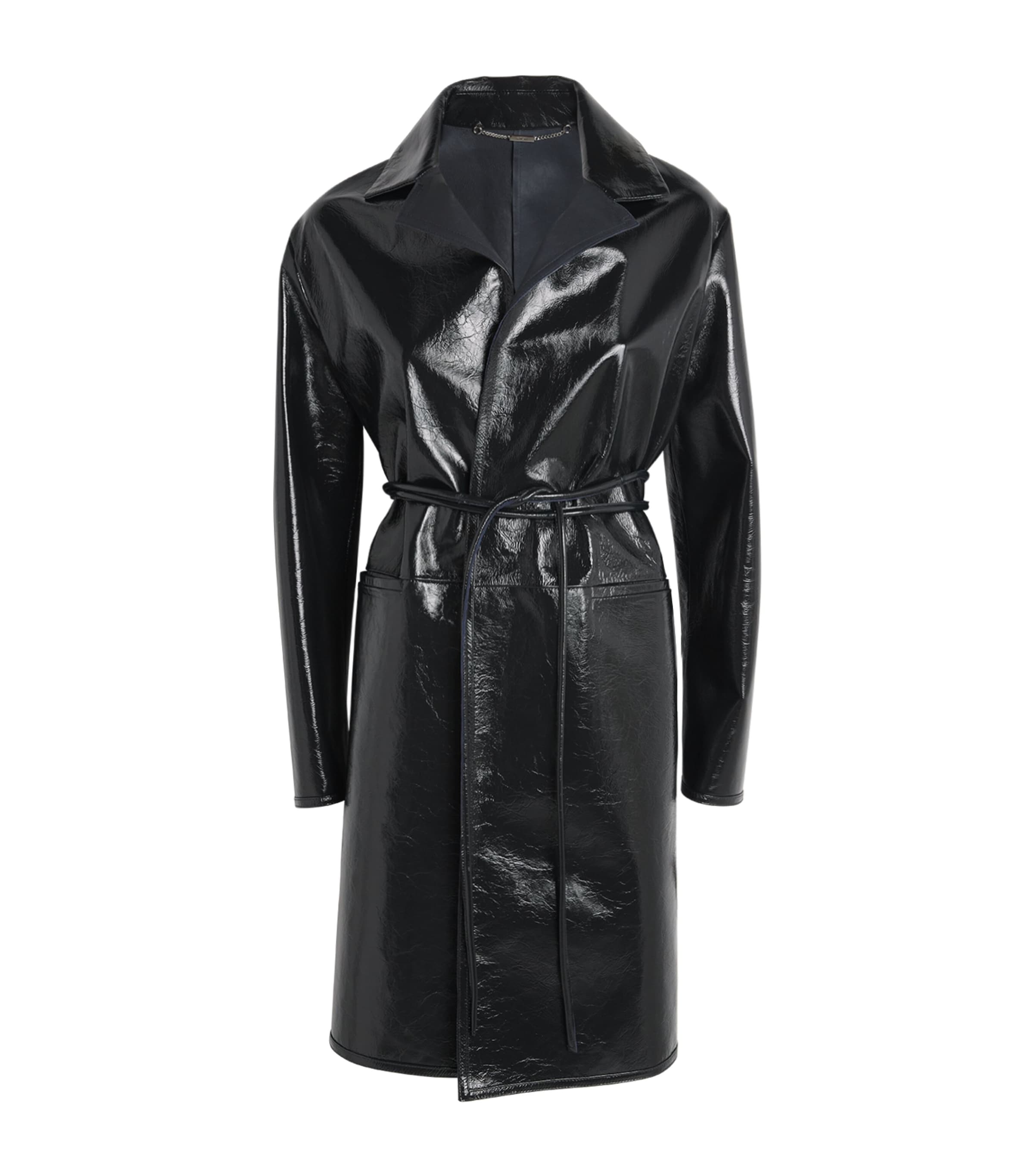 Patent Leather Overcoat