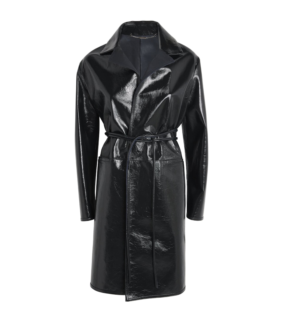 Patent Leather Overcoat