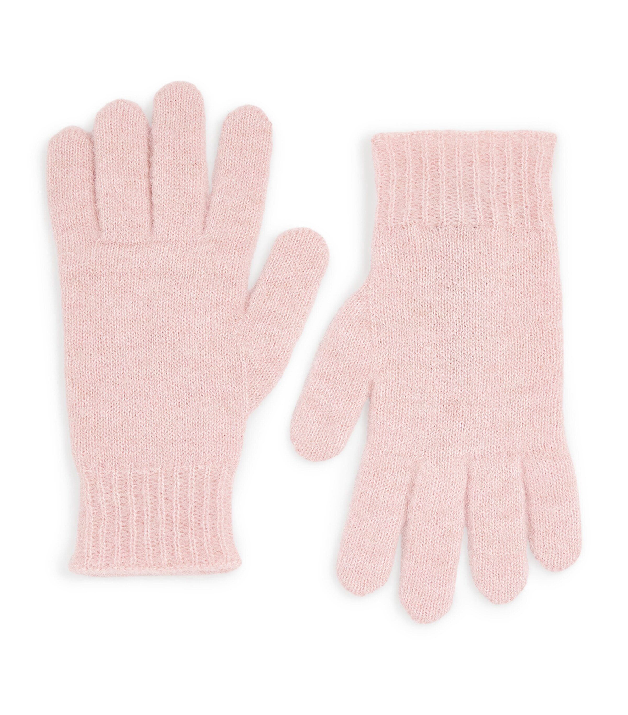 Wool-Blend Fluffy Gloves