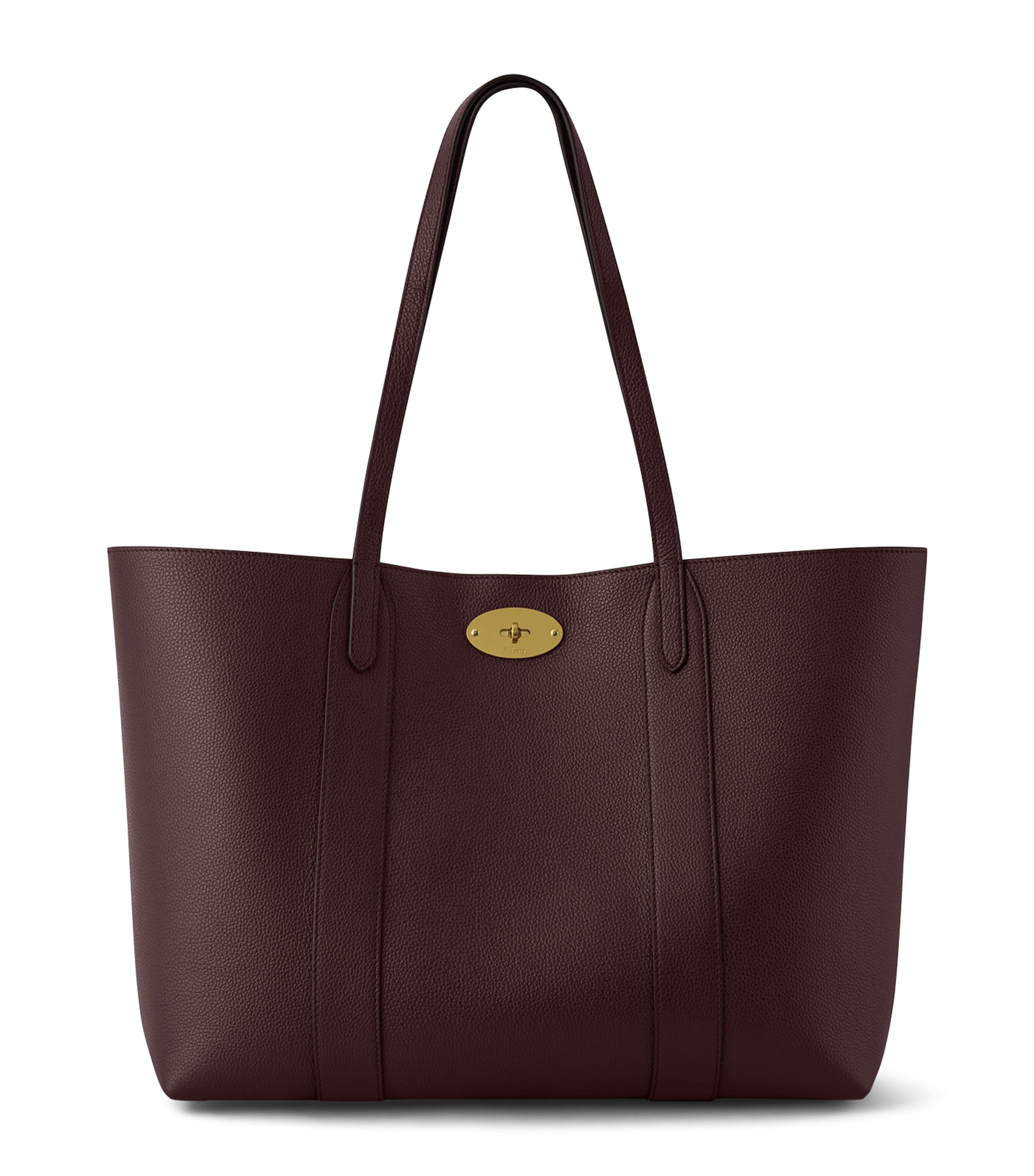 Mulberry Small Leather Bayswater Tote Bag Oxblood