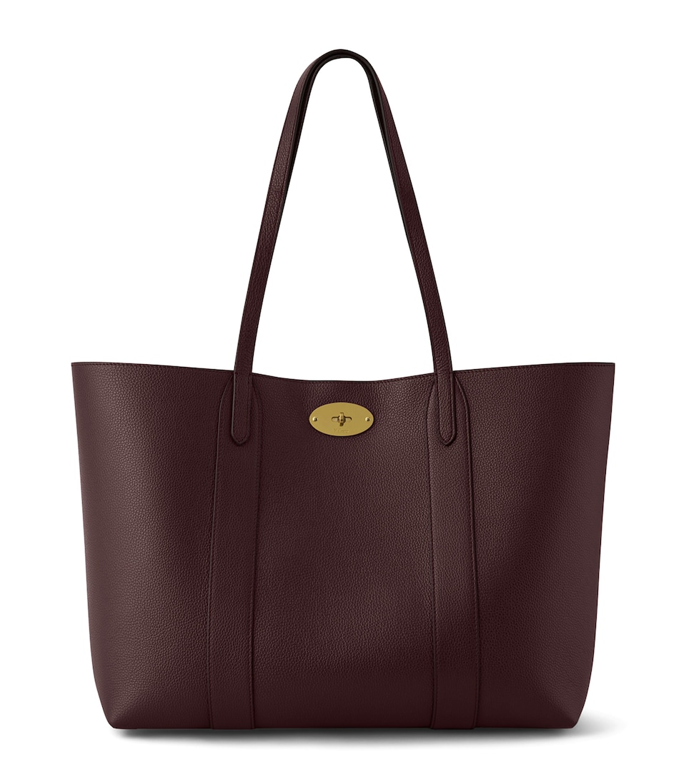 Mulberry Small Leather Bayswater Tote Bag Oxblood